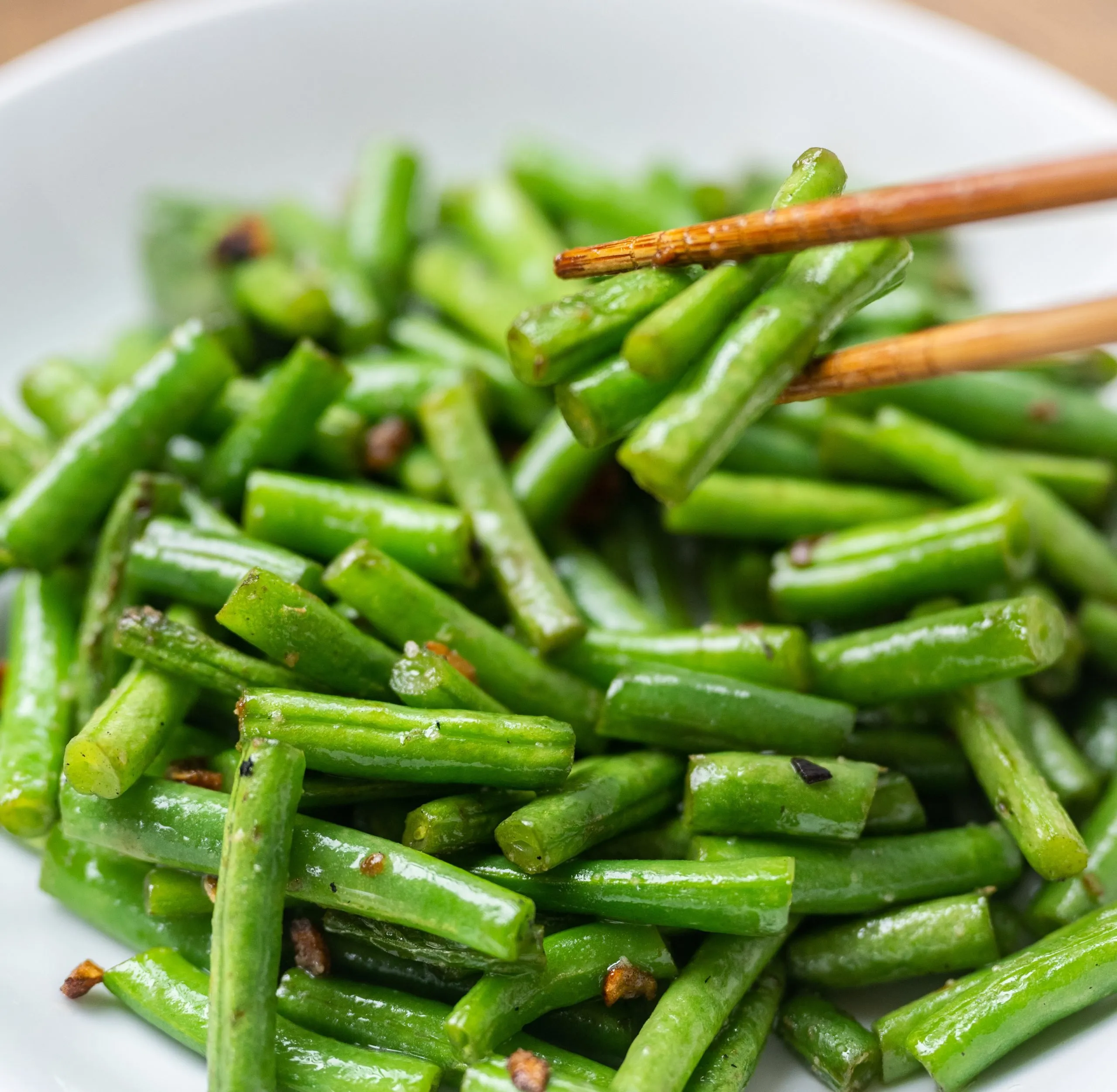 Green Bean Crispy Garlic Fried Rice