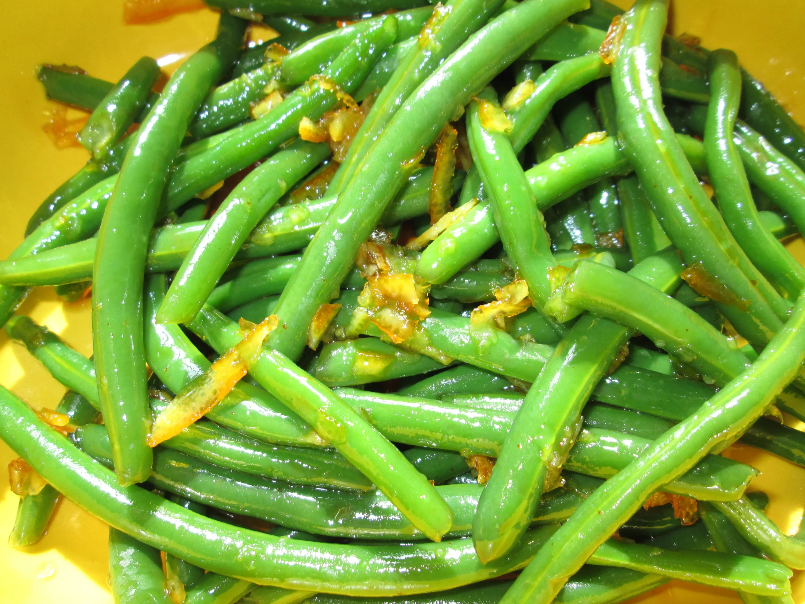 Green Beans with Orange Glaze