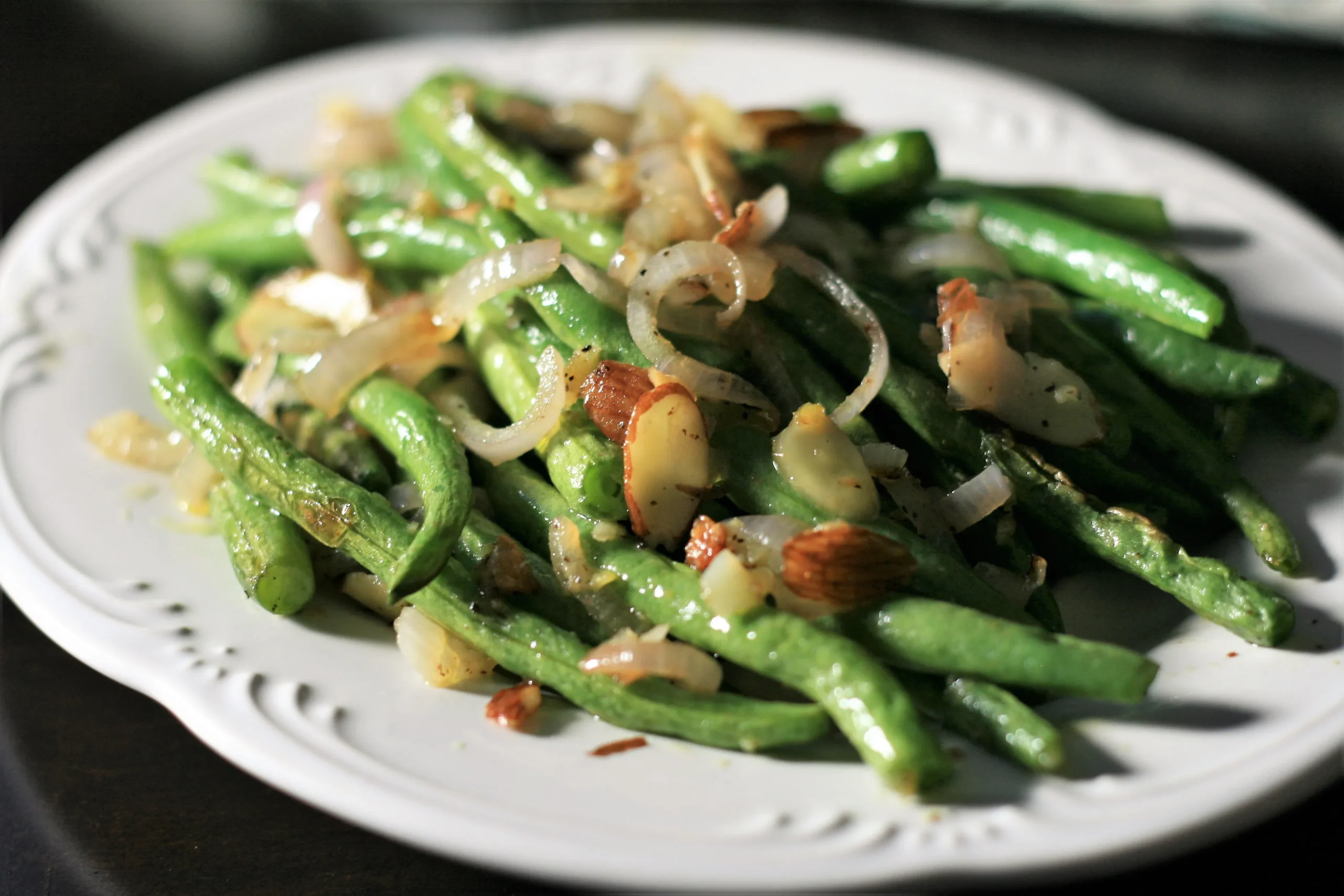 Green Beans with Roasted Fennel and Shallots