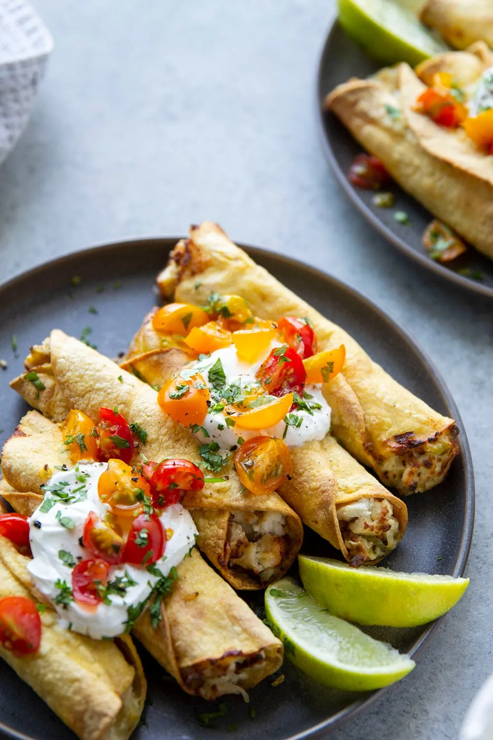 Green Chile Chicken Taquitos