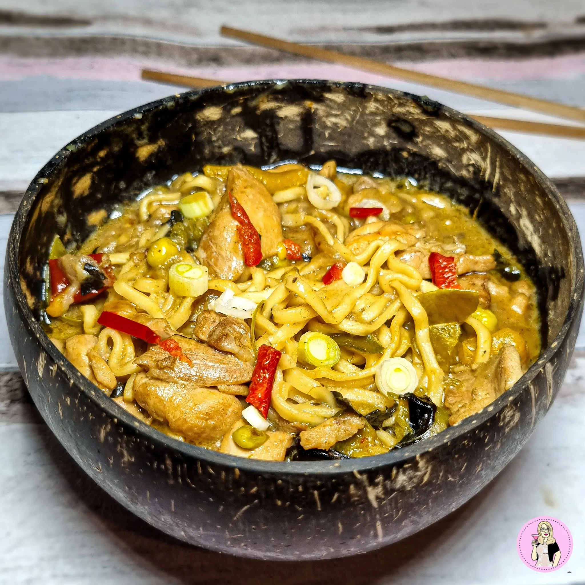 Green Curry Noodle Bowl