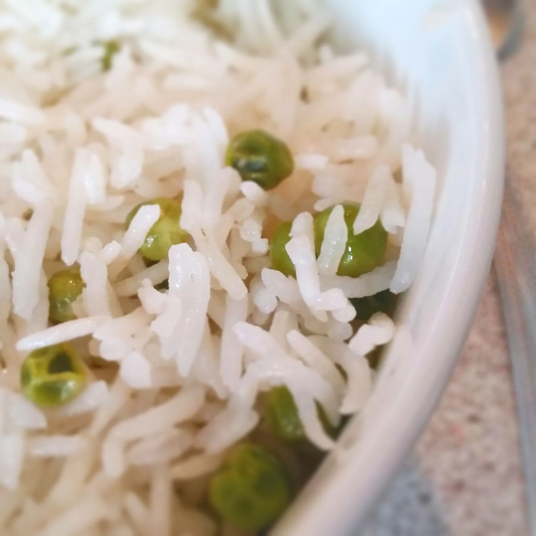 Green Pea Rice Pilaf Vegan