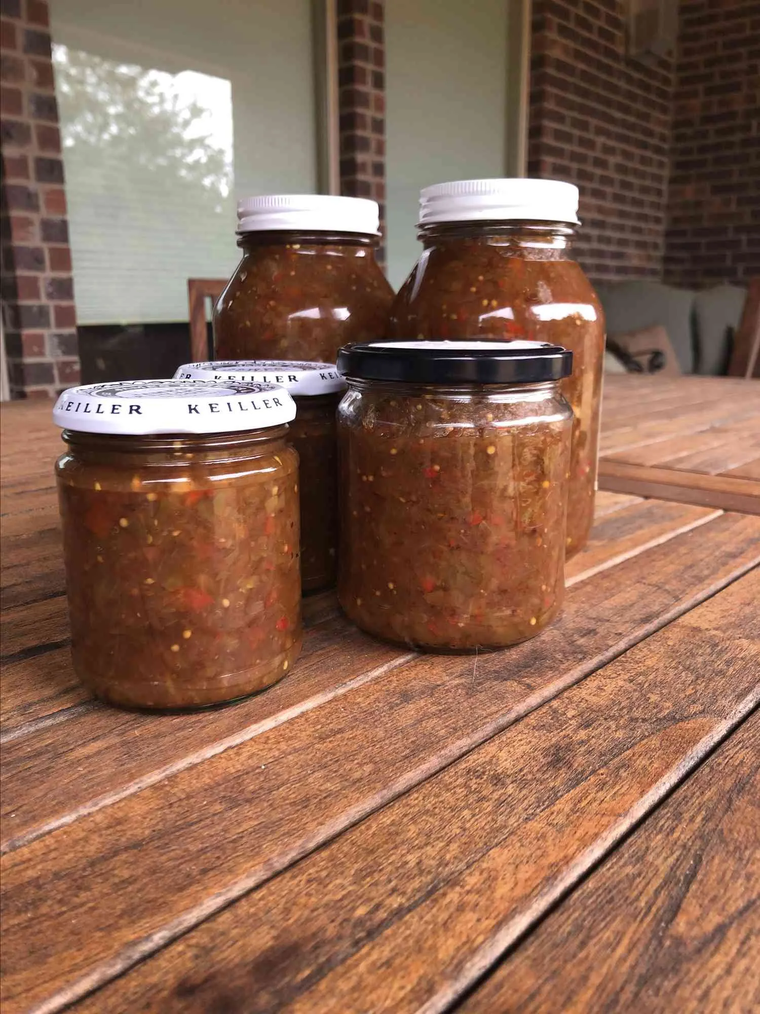 Green Tomato Chutney Refrigerator and Canning