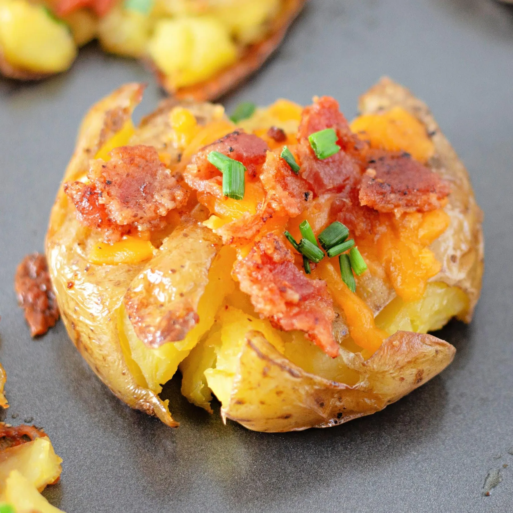 Grilled BBQ Bacon Twice Baked Potatoes