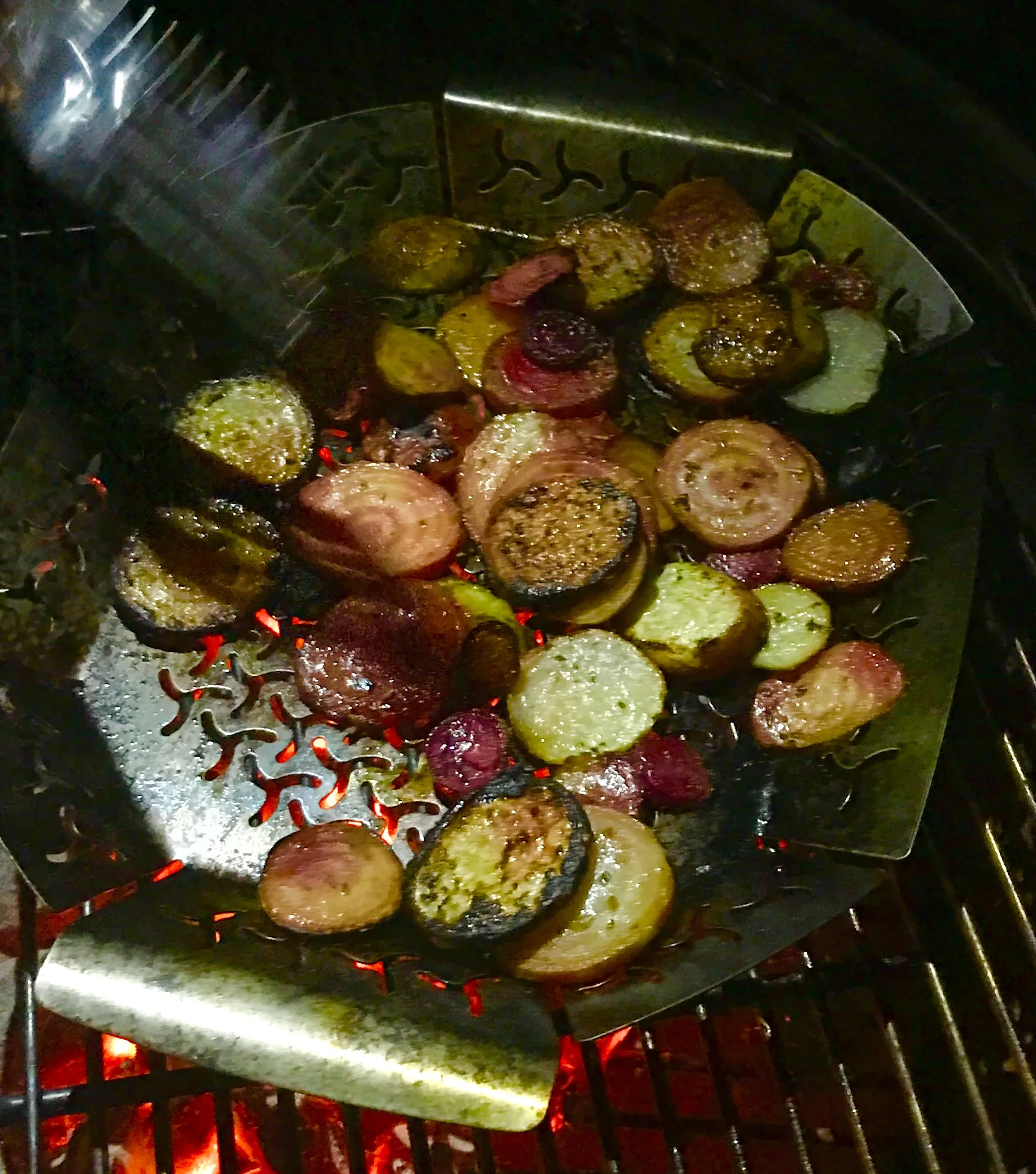 Grilled Beets in Rosemary Vinegar