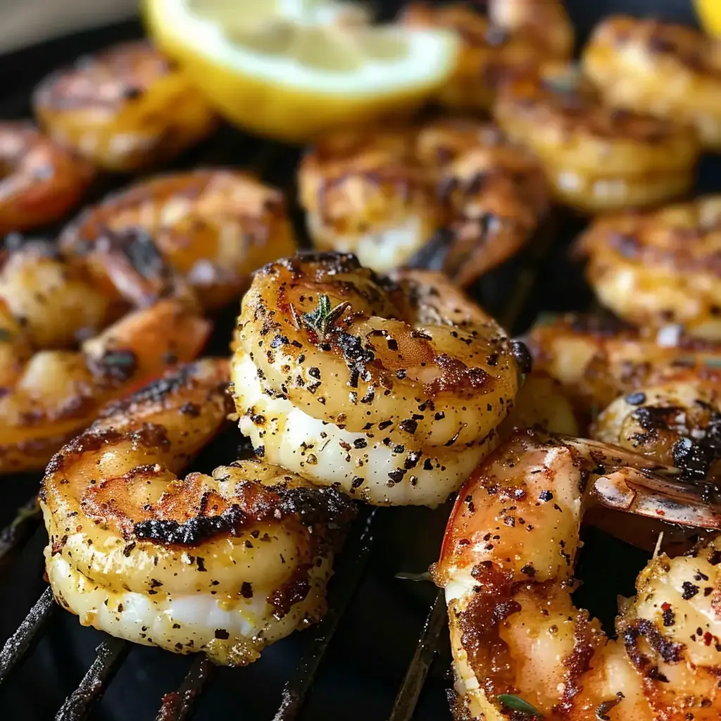 Grilled Cajun Lemon Shrimp
