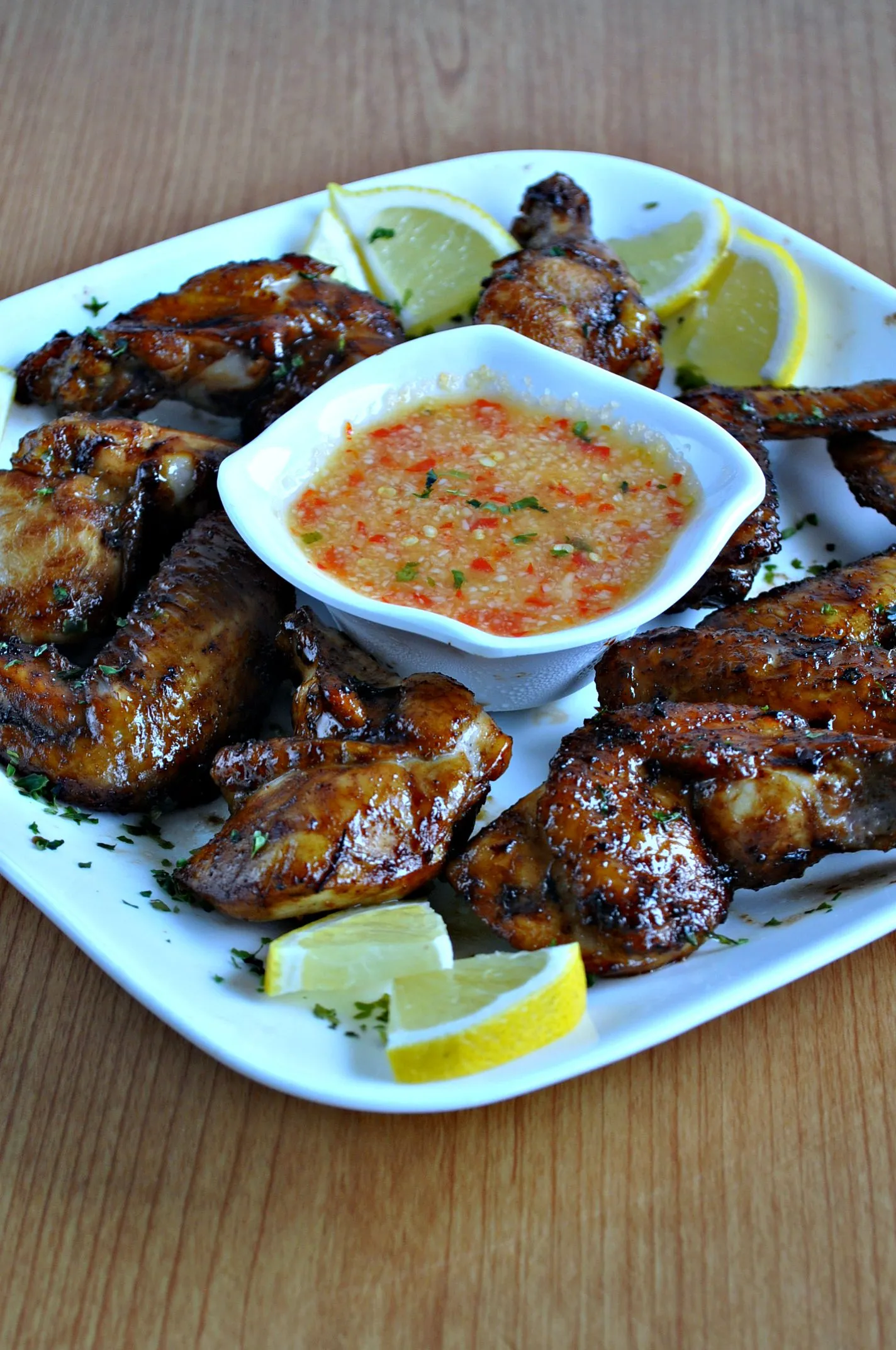 Grilled Chicken Wings Chinese Style