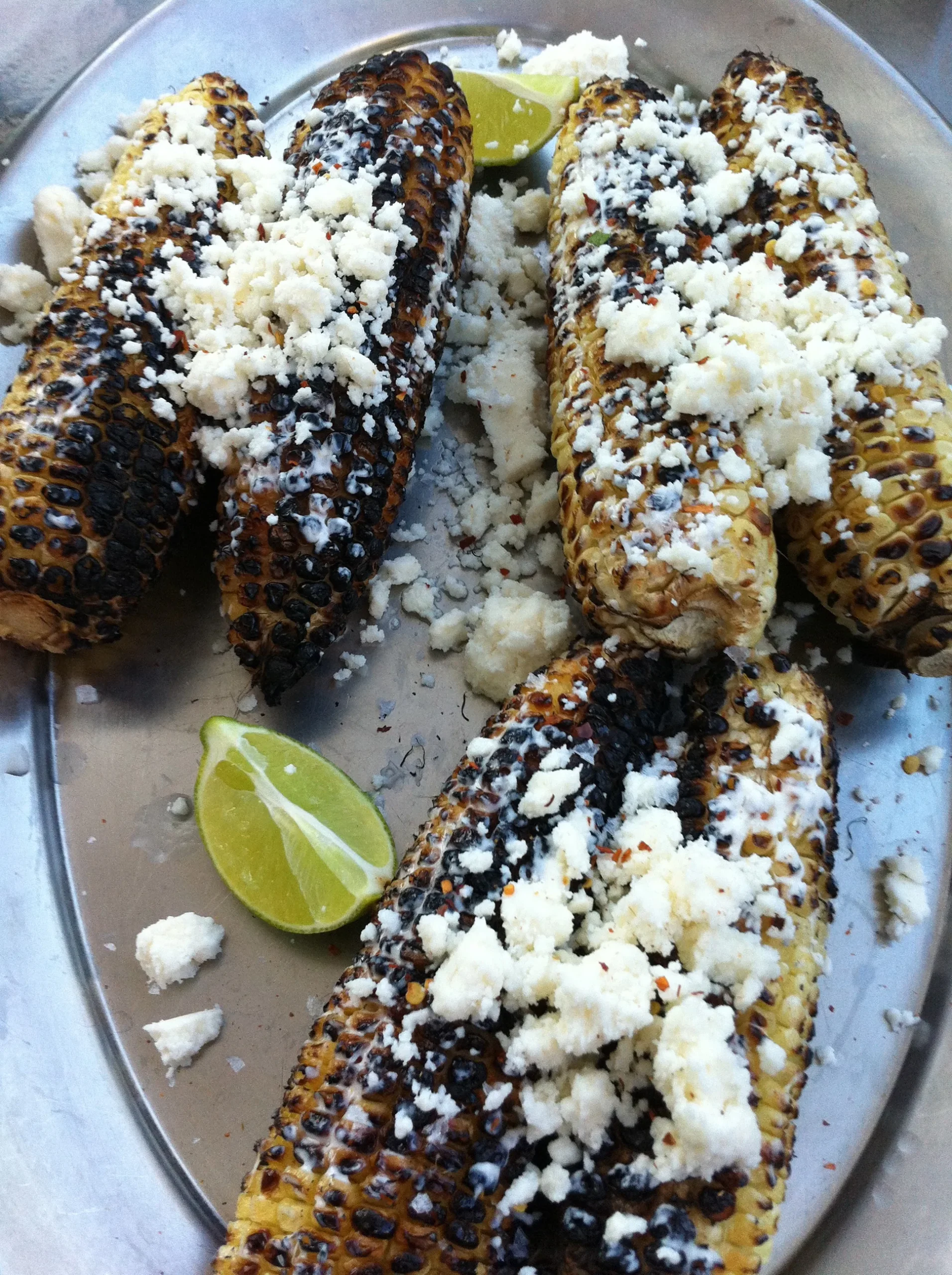 Grilled Corn Queso Fresco