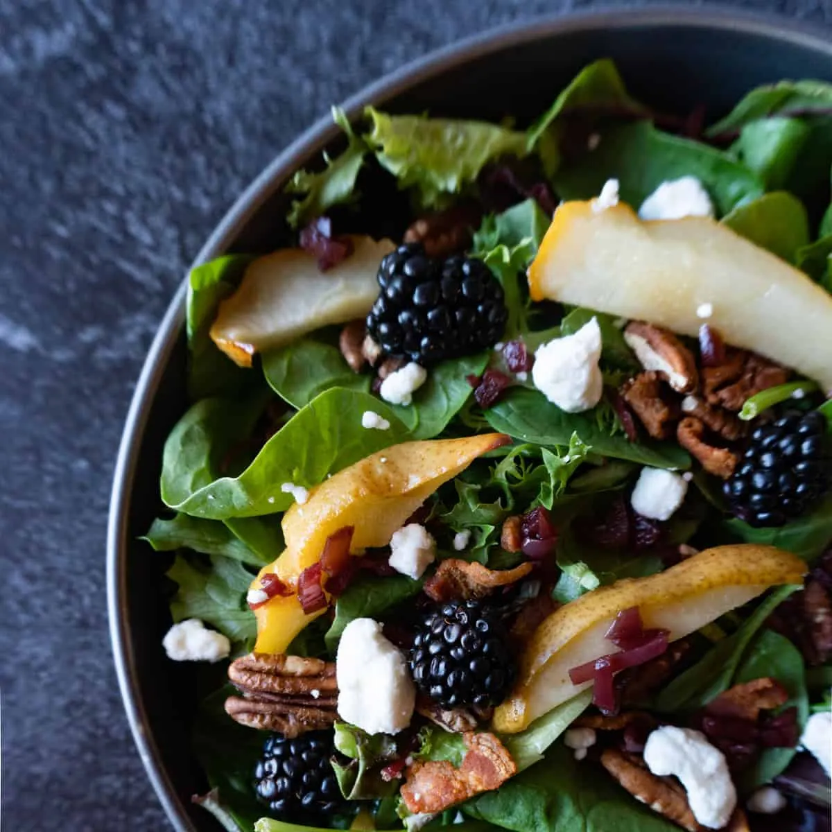 Grilled Pear Salad with Port