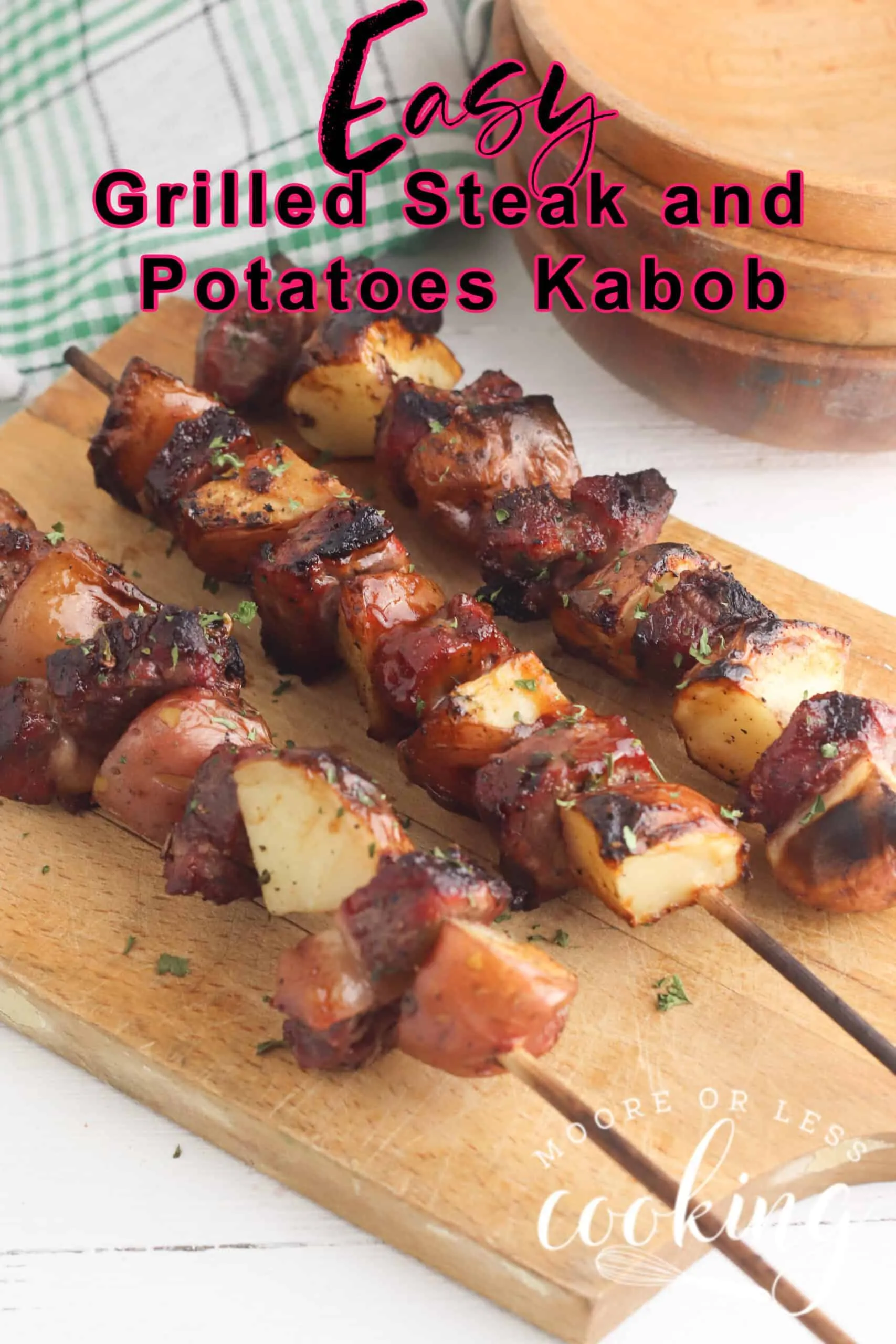Grilled Steak Potato Kebabs