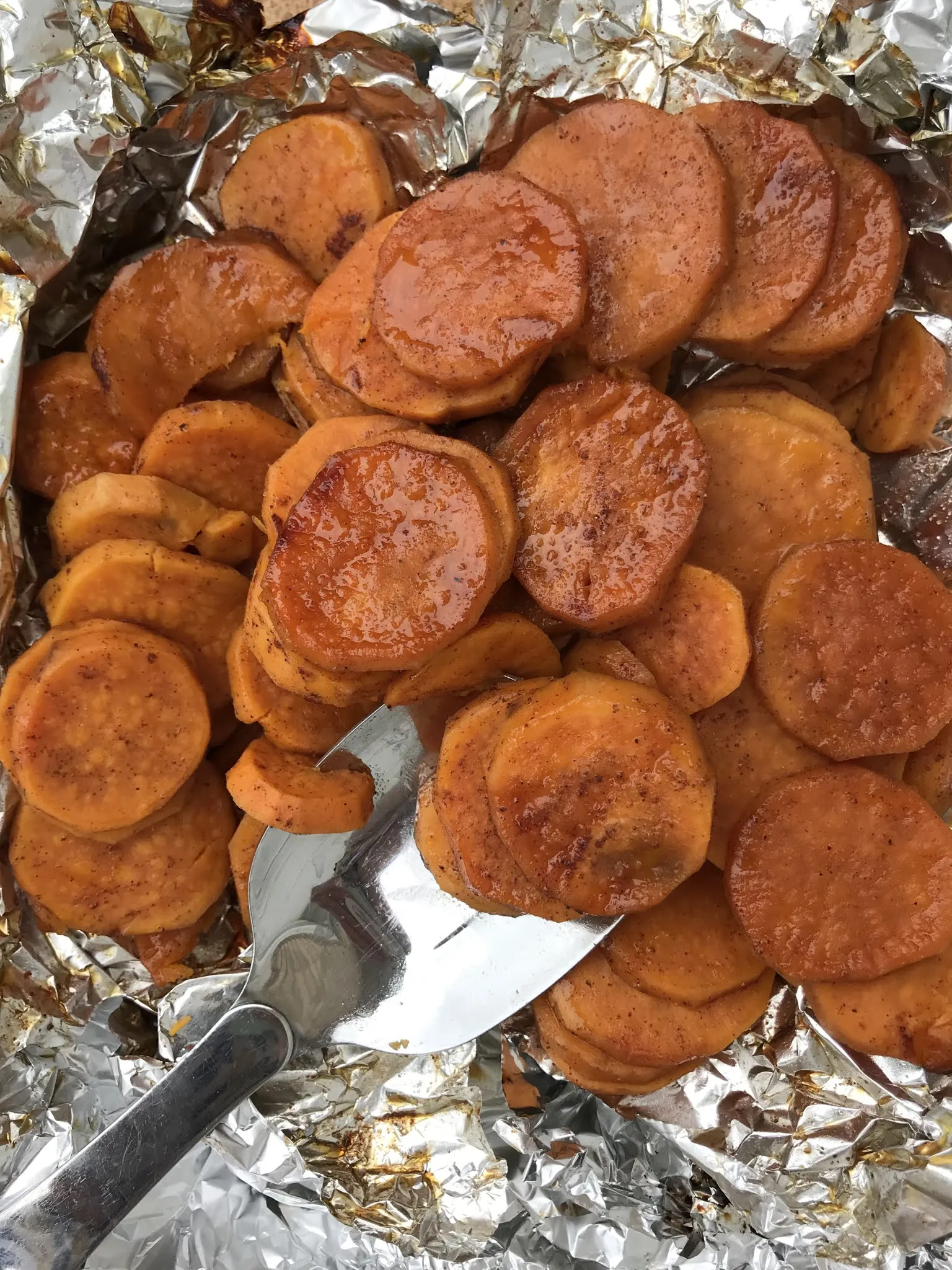 Grilled Sweet Potato Packet