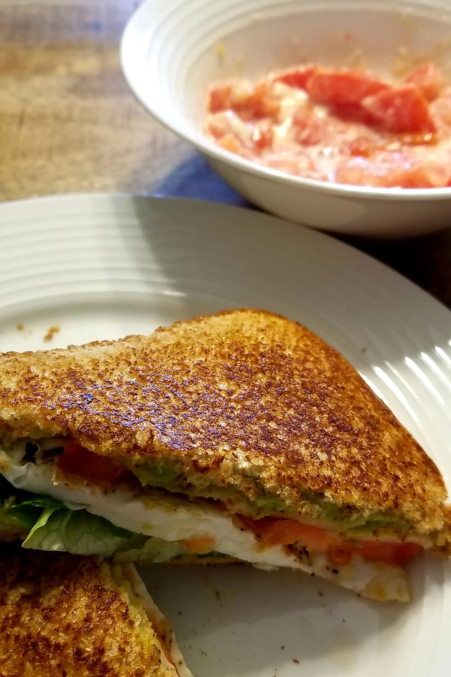 Grilled Veggie Dippy Egg Salad