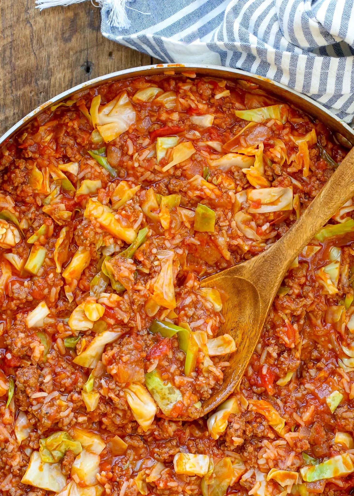 Ground Beef Unstuffed Cabbage Rolls