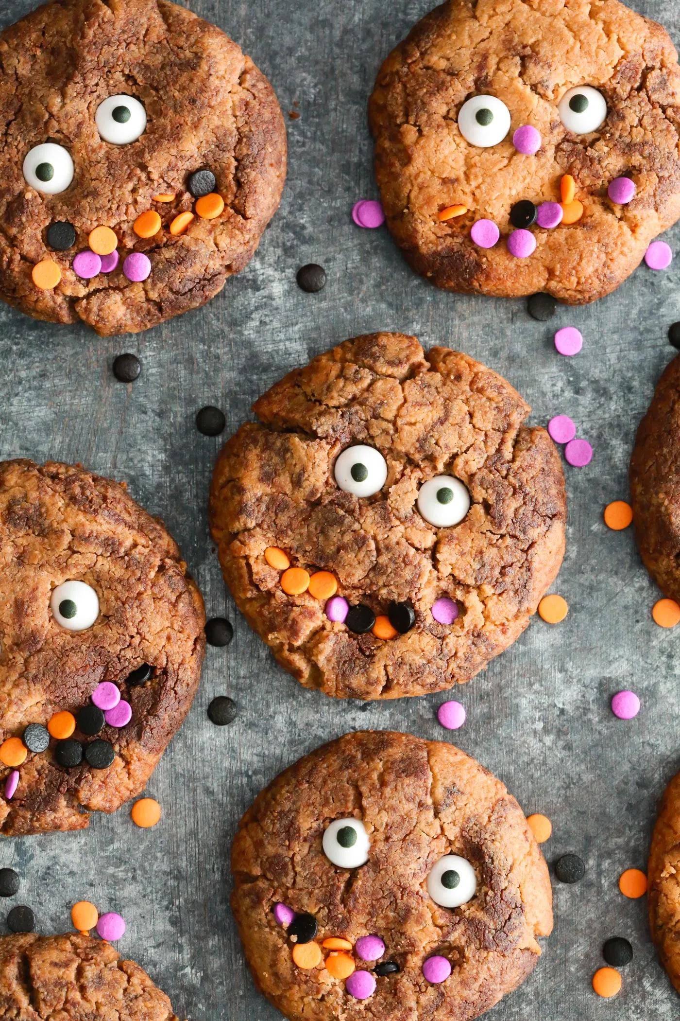 Halloween Monster Cookies Vegan