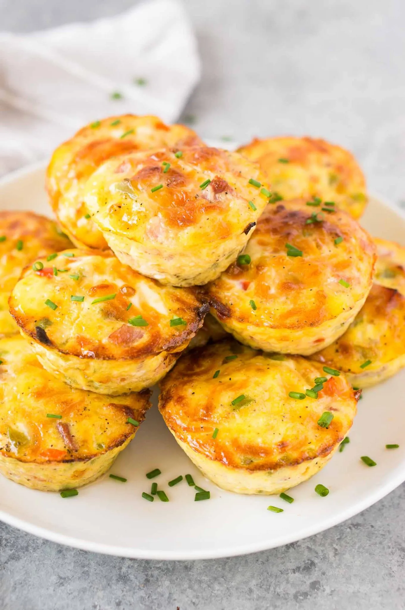 Ham Egg and Cheese Hash Brown Breakfast Muffins