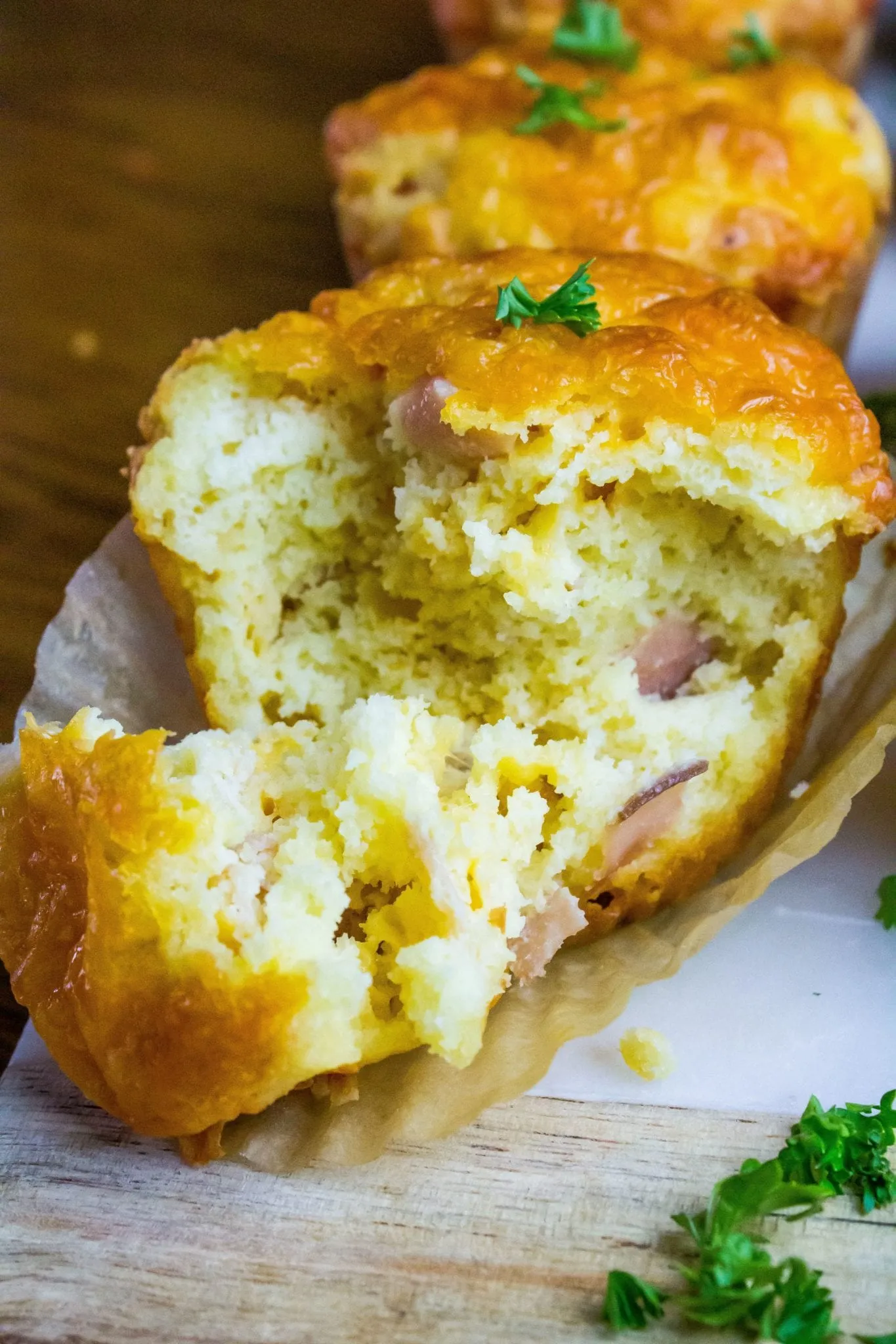 Ham and Cheese Muffins