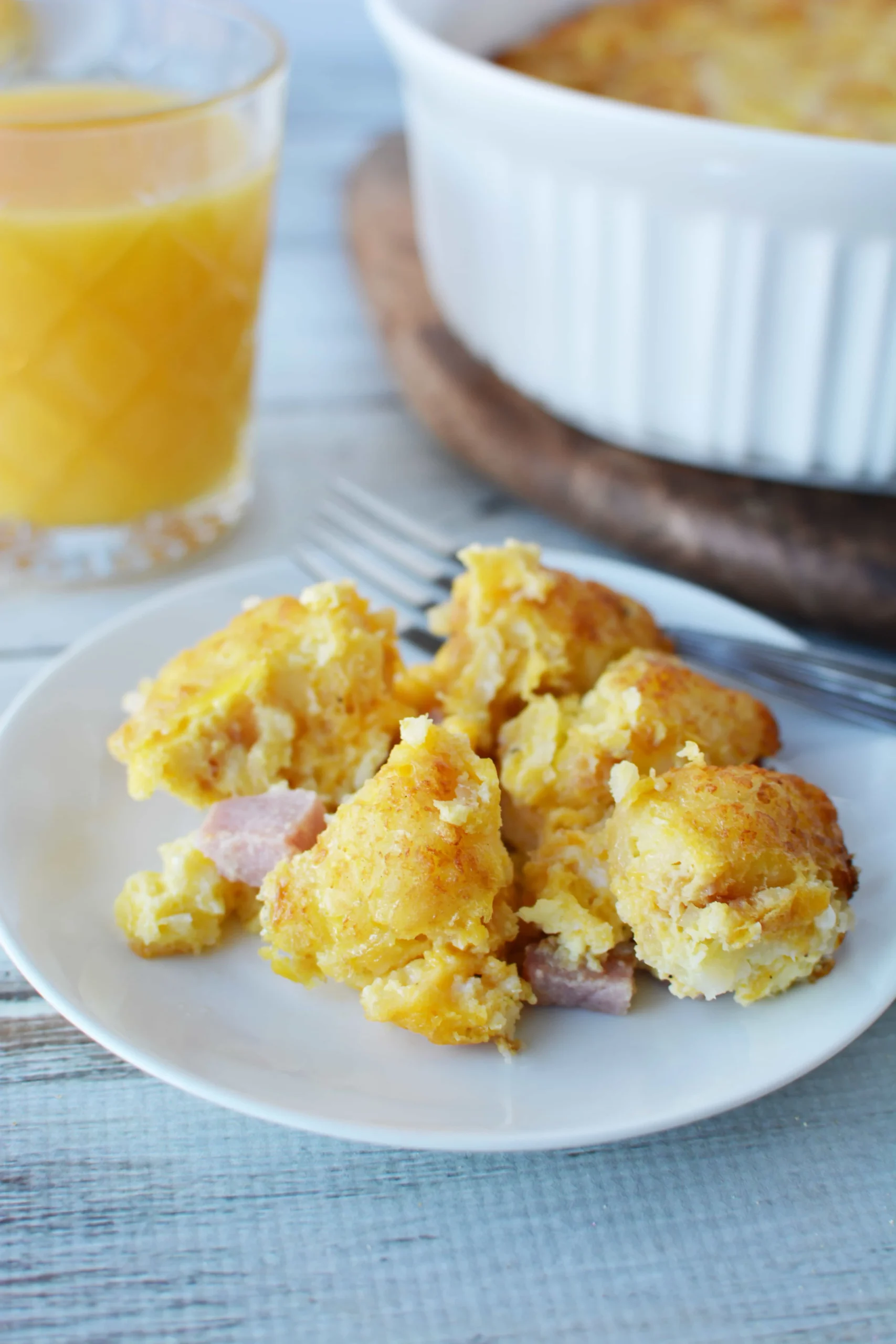 Ham and Egg Tater Tot Hash