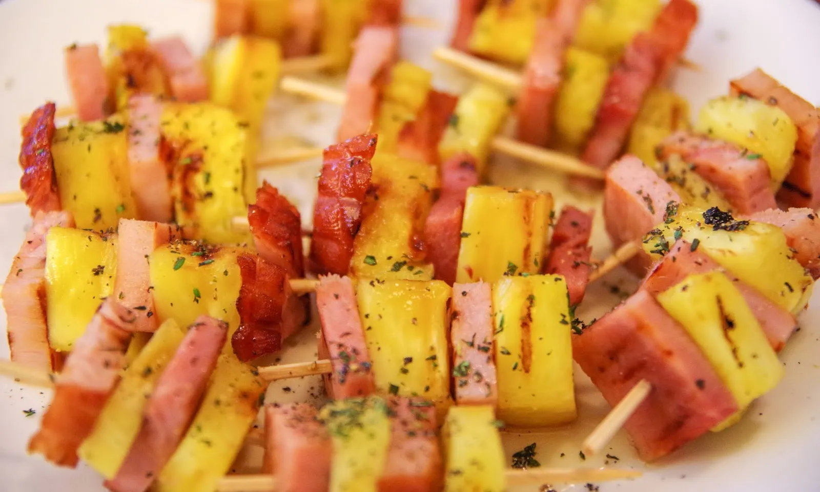 Ham and Pineapple Skewers