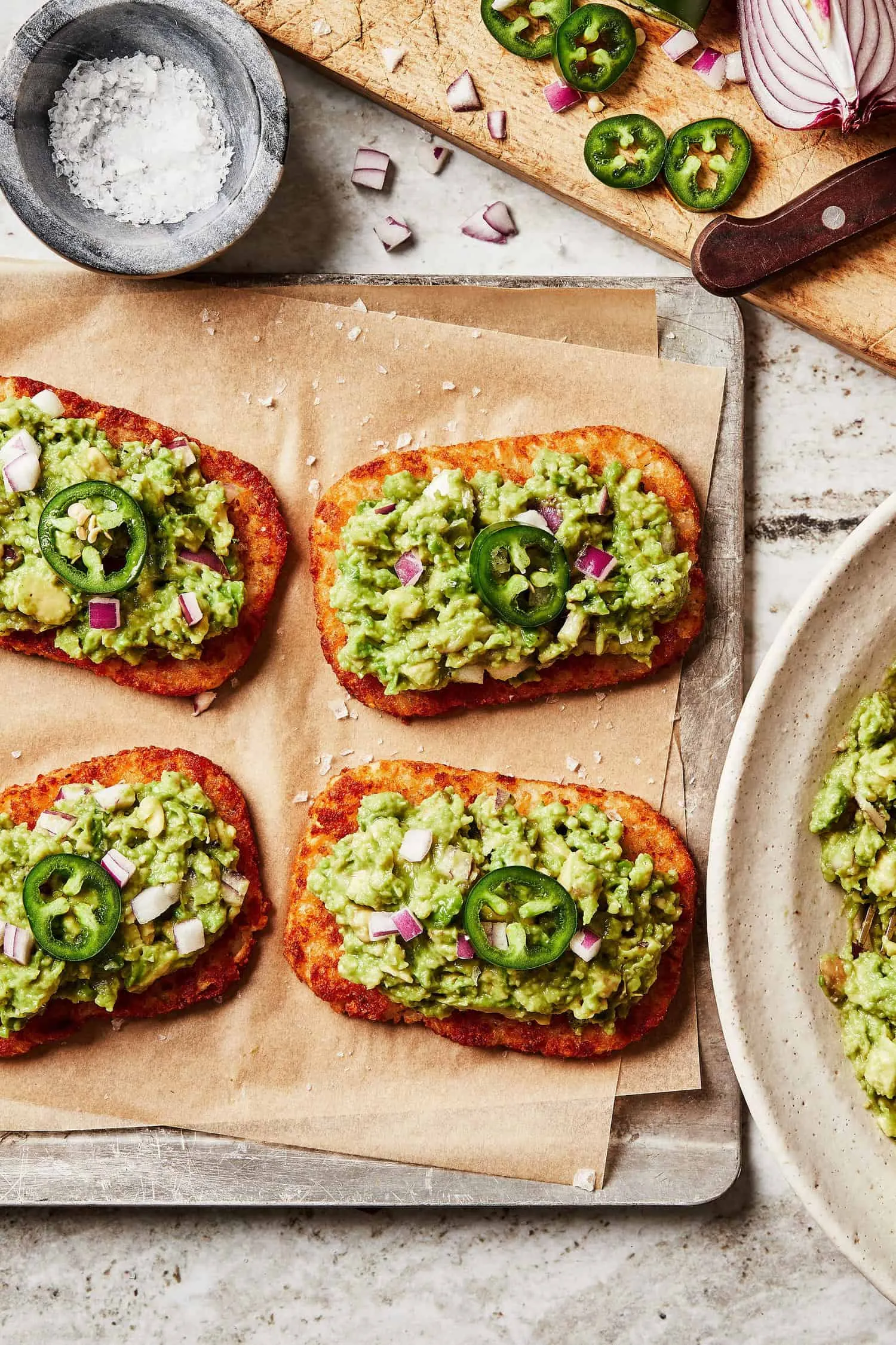 Hash Brown Avocado Toast