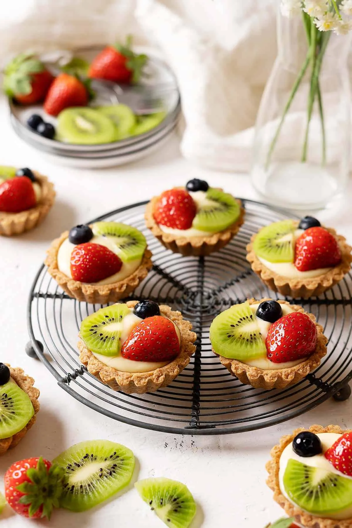 Healthier Mini Fruit Tarts