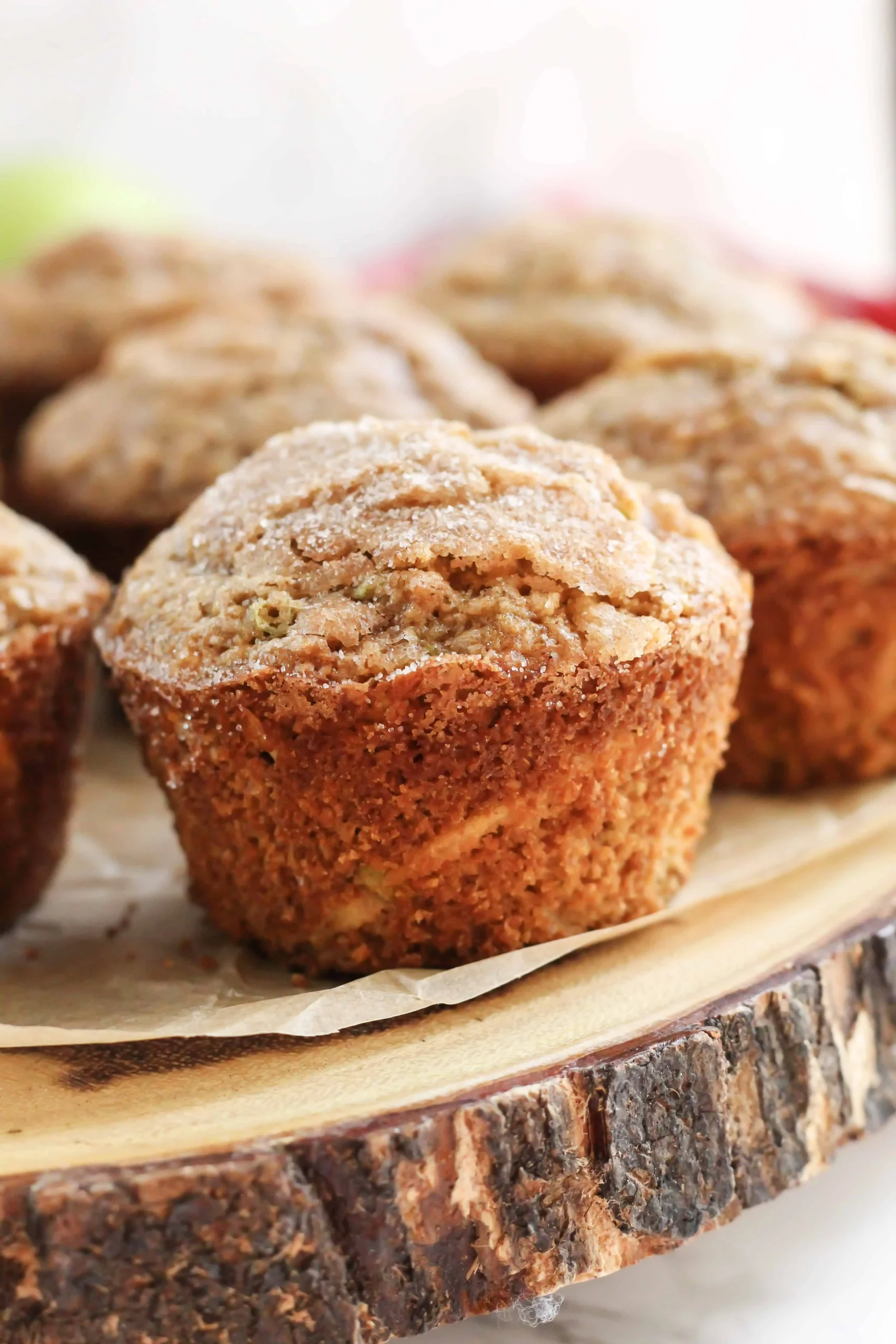 Healthy Apple Muffins with Oats