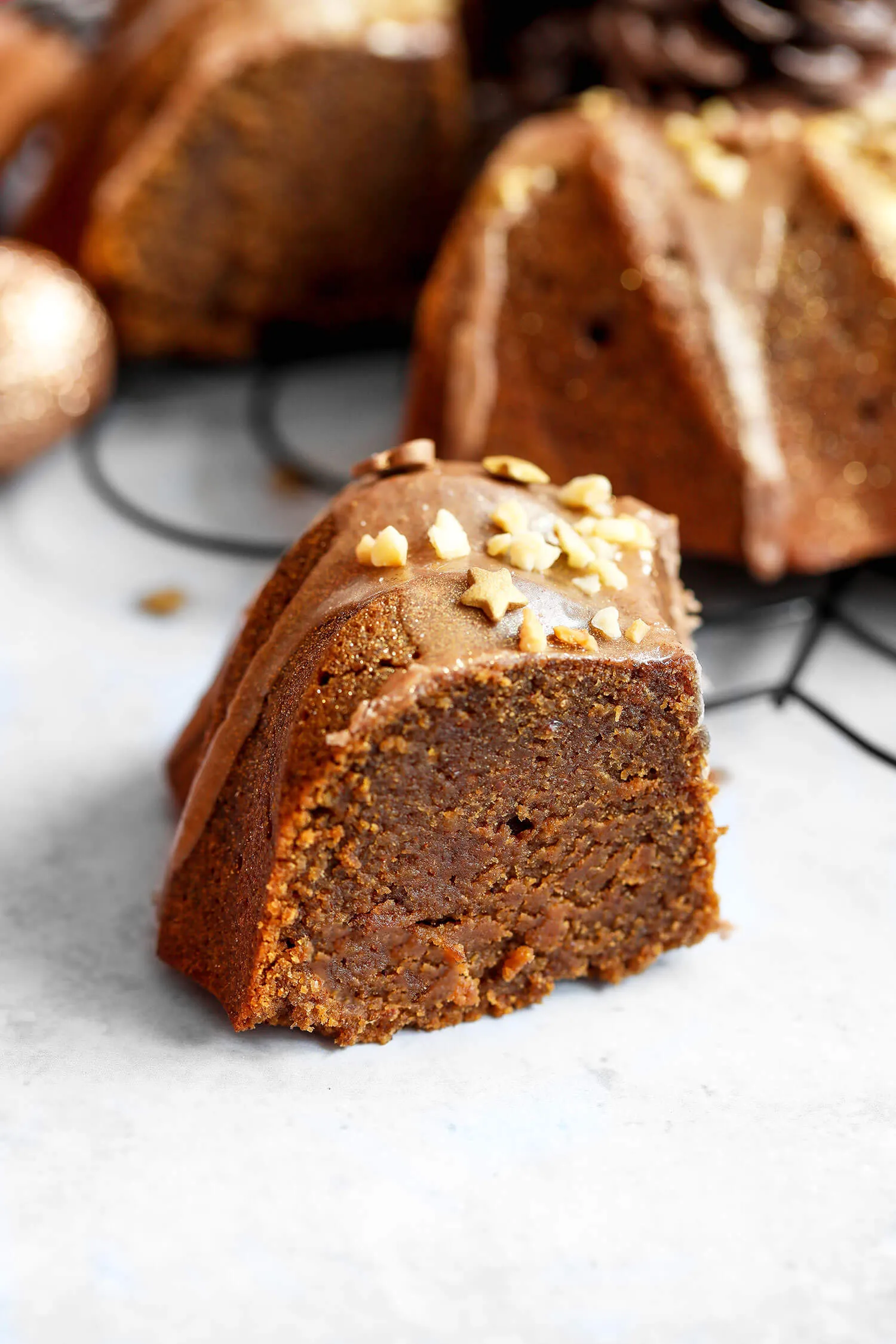 Healthy Gingerbread Bundt Cake