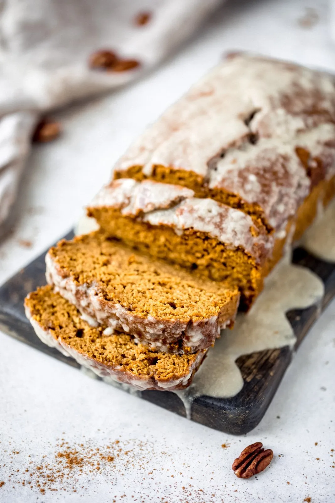 Healthy Maple Pumpkin Bread