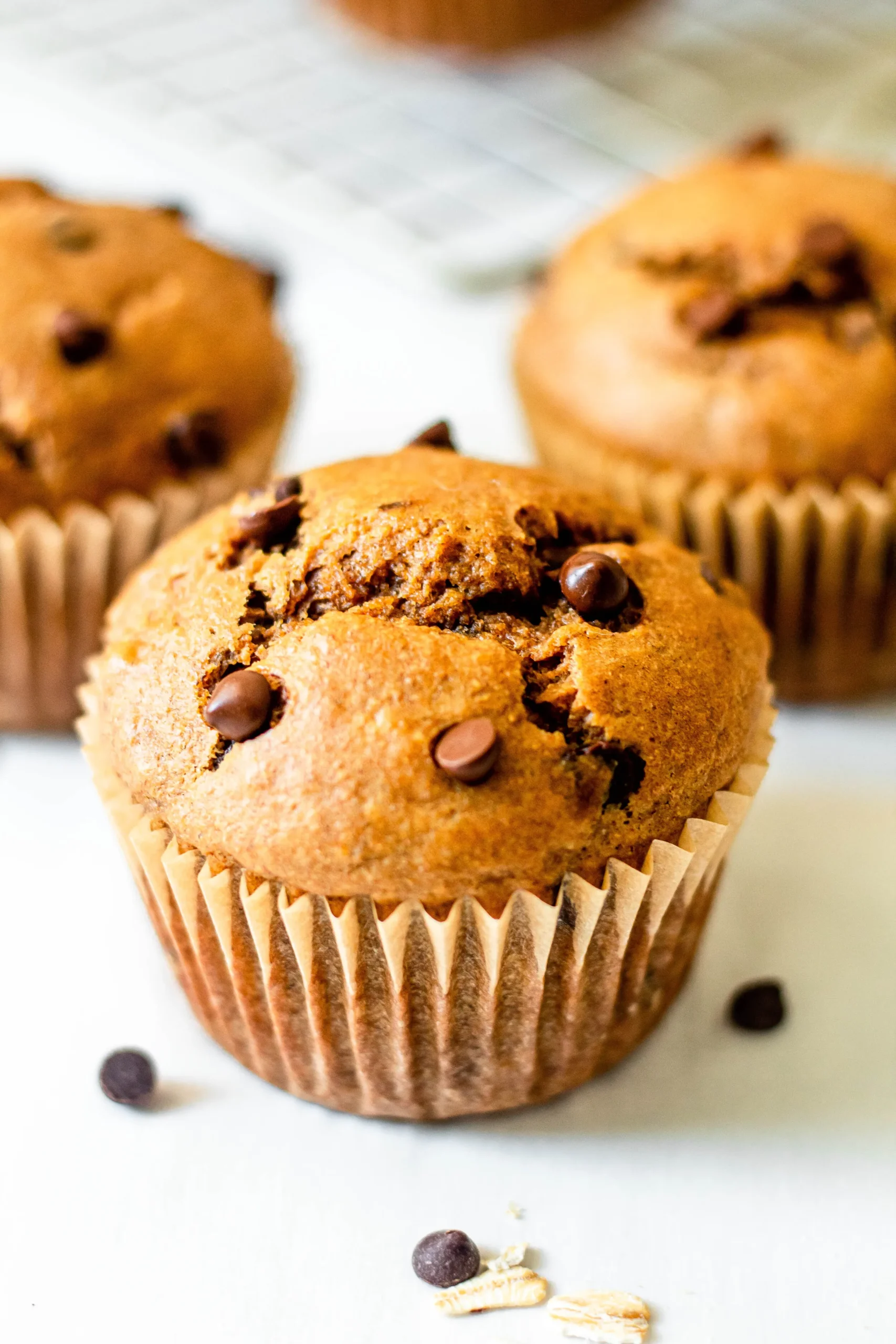 Healthy Peanut Butter Banana Muffins