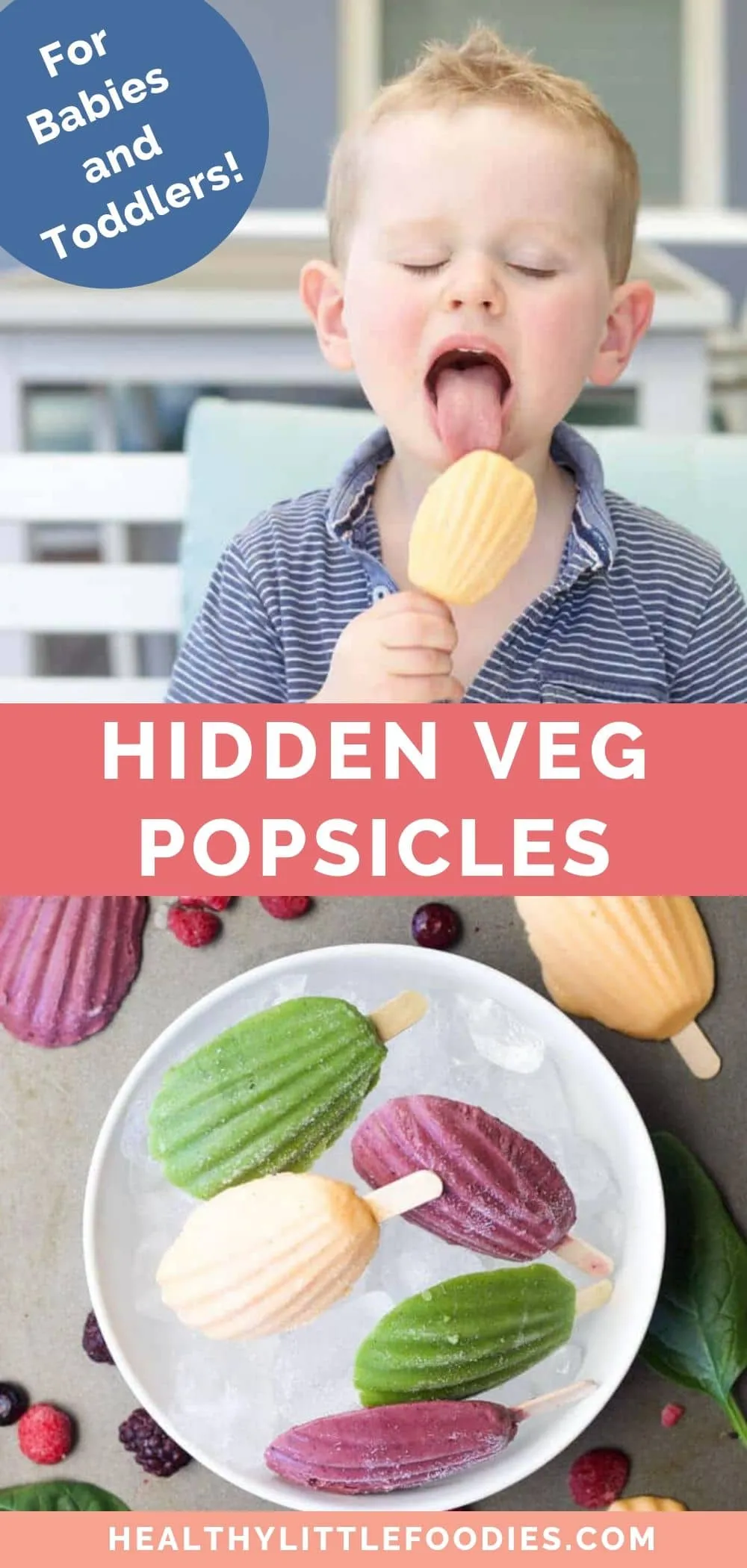 Healthy Popsicles for Babies Hidden Veggies