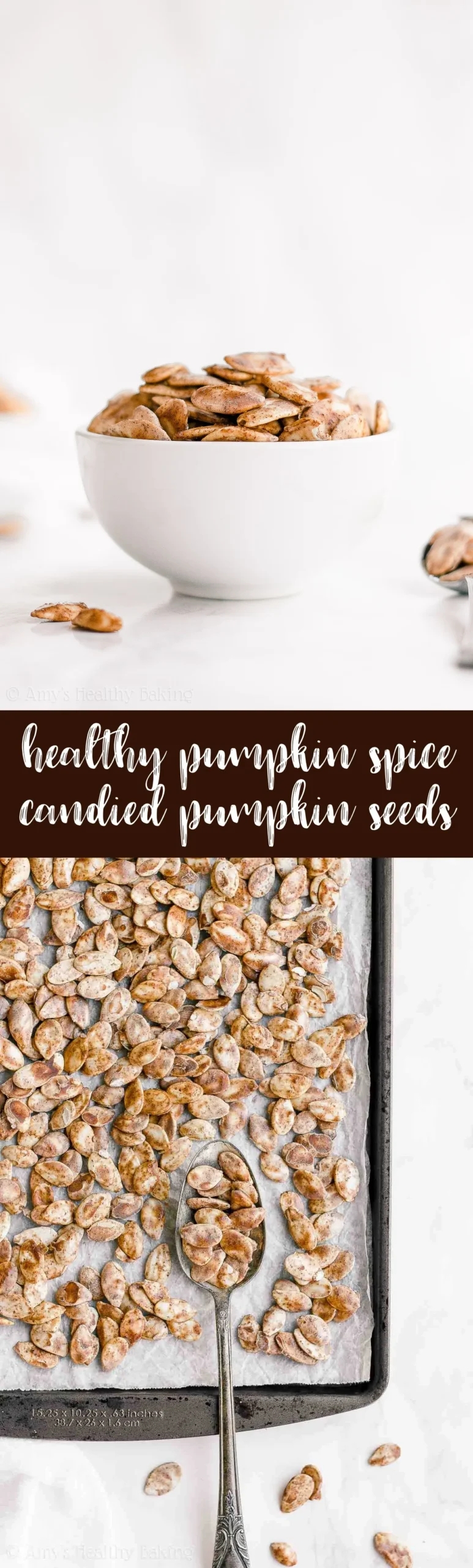 Healthy Pumpkin Spice Candied Pumpkin Seeds