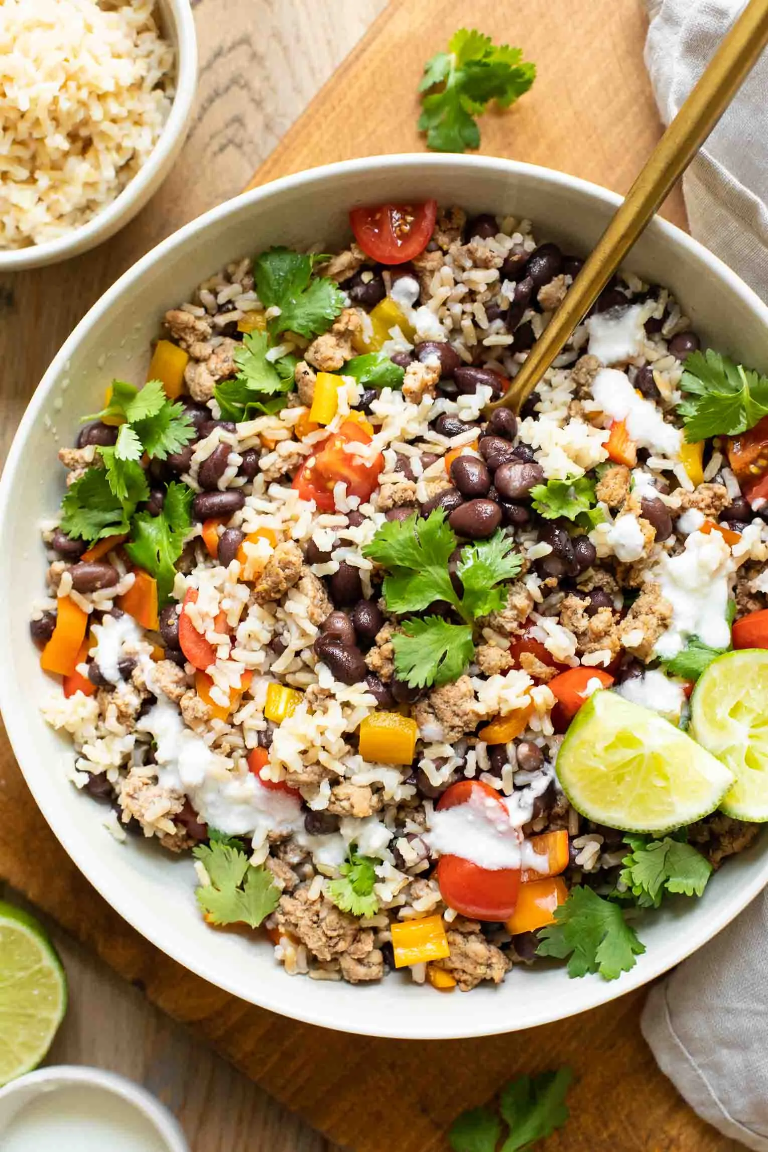 Healthy Taco Bowls with Mexican Beef