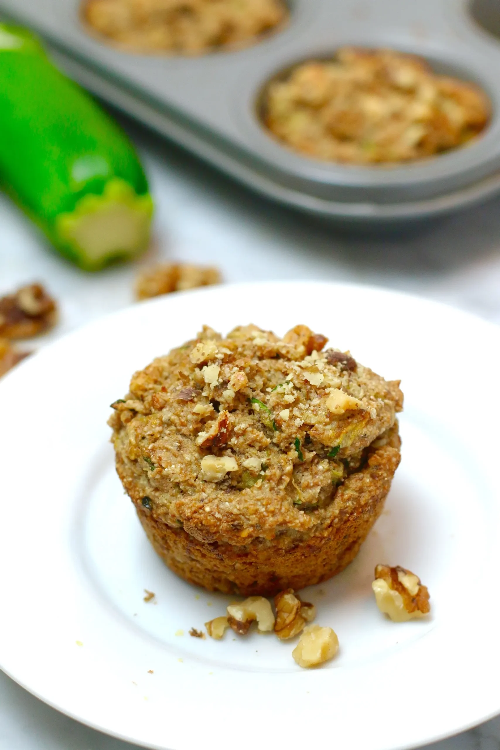 Healthy Vegan Zucchini Muffins