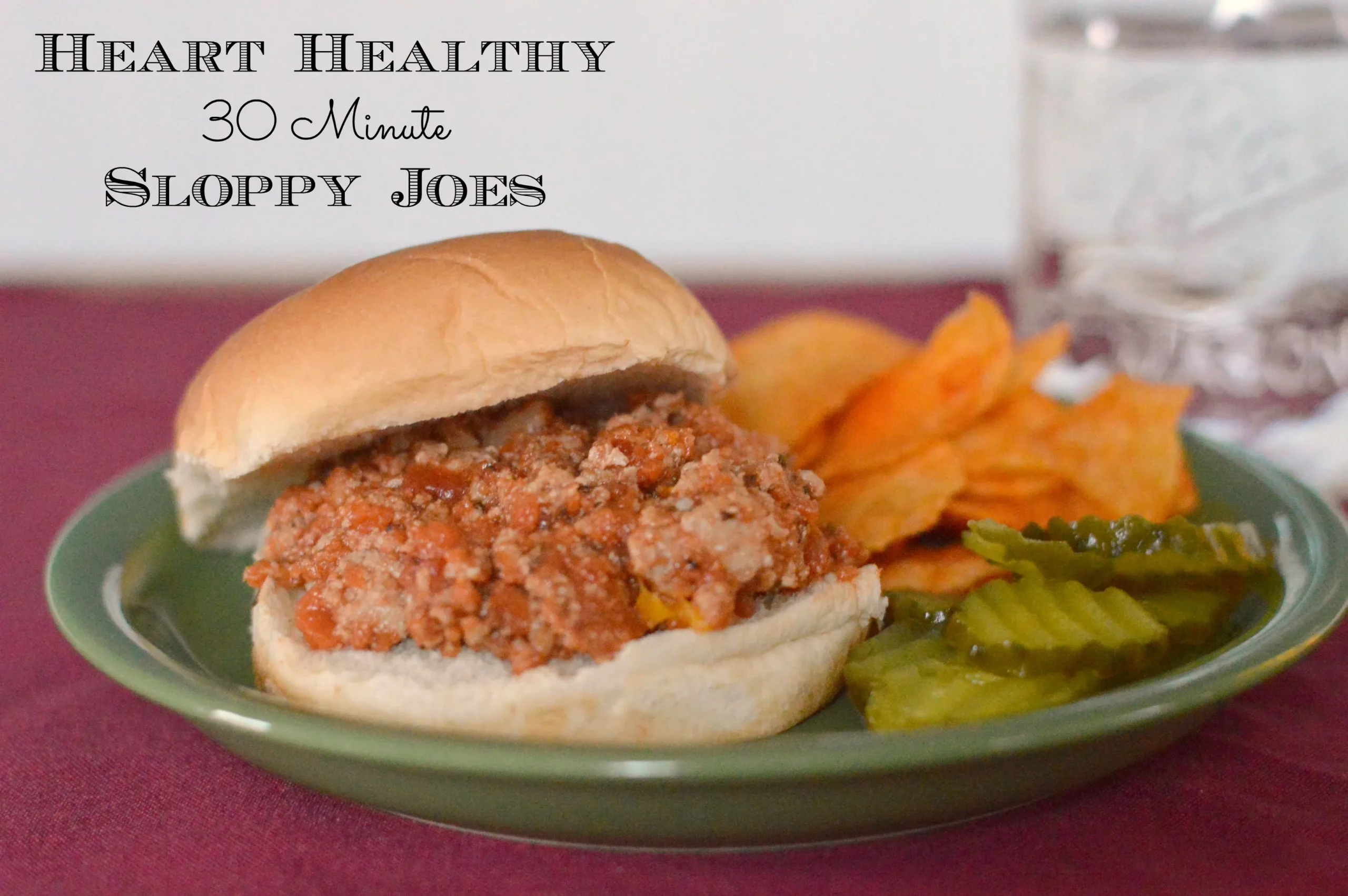 Heart Healthy Sloppy Joes