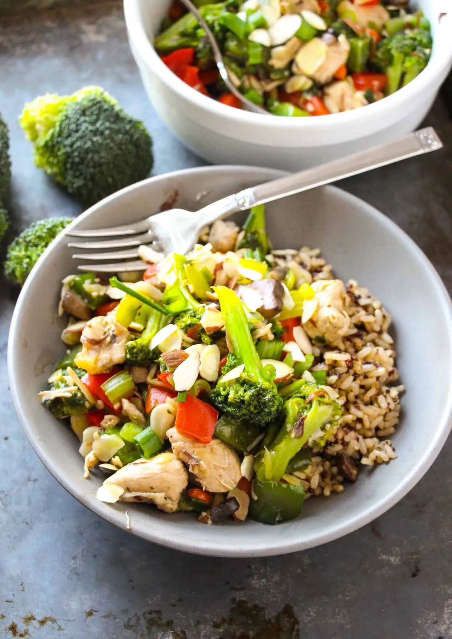 Helen's Chicken Almond Stir Fry