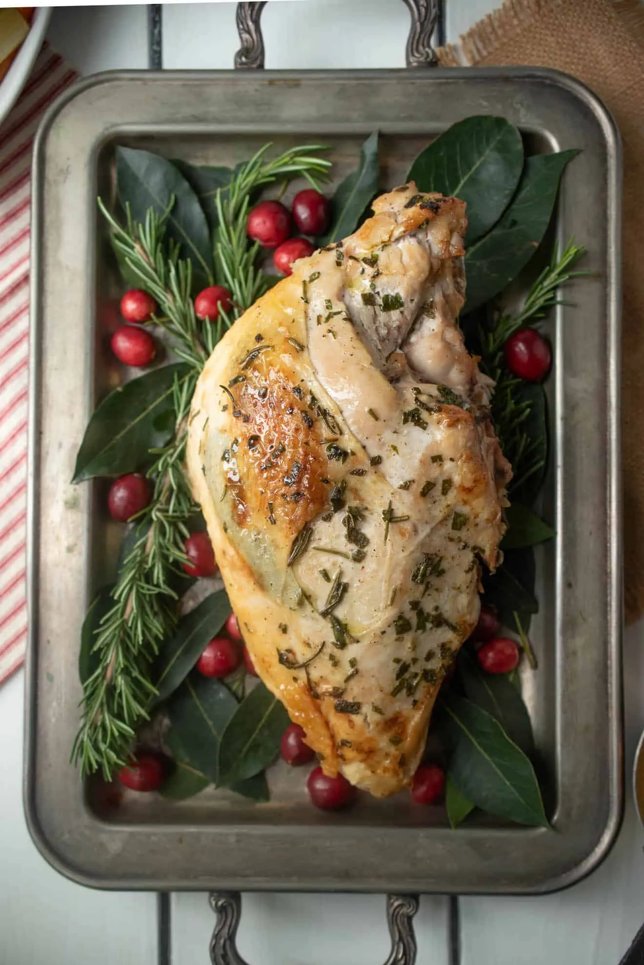 Herb Butter Roasted Turkey and Gravy