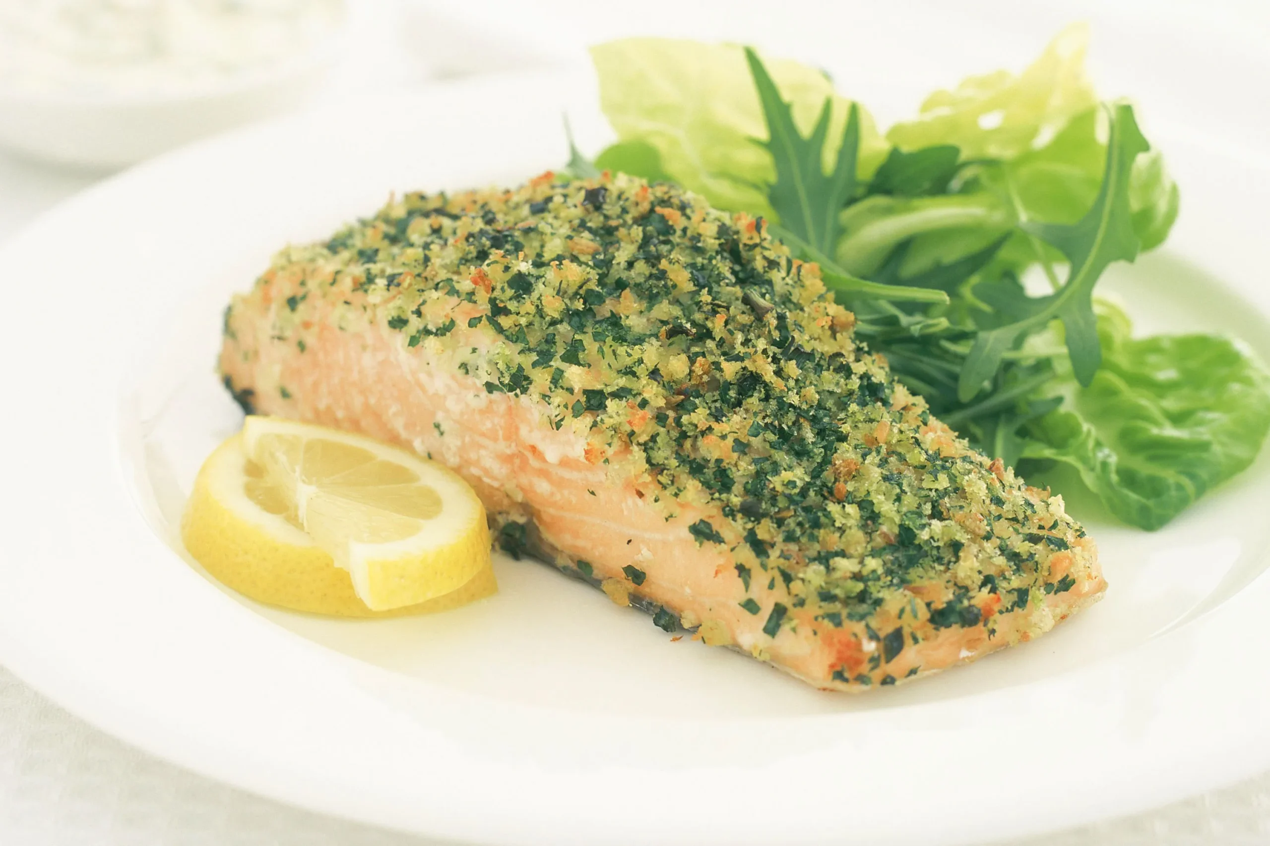 Herb Crusted Roasted Salmon