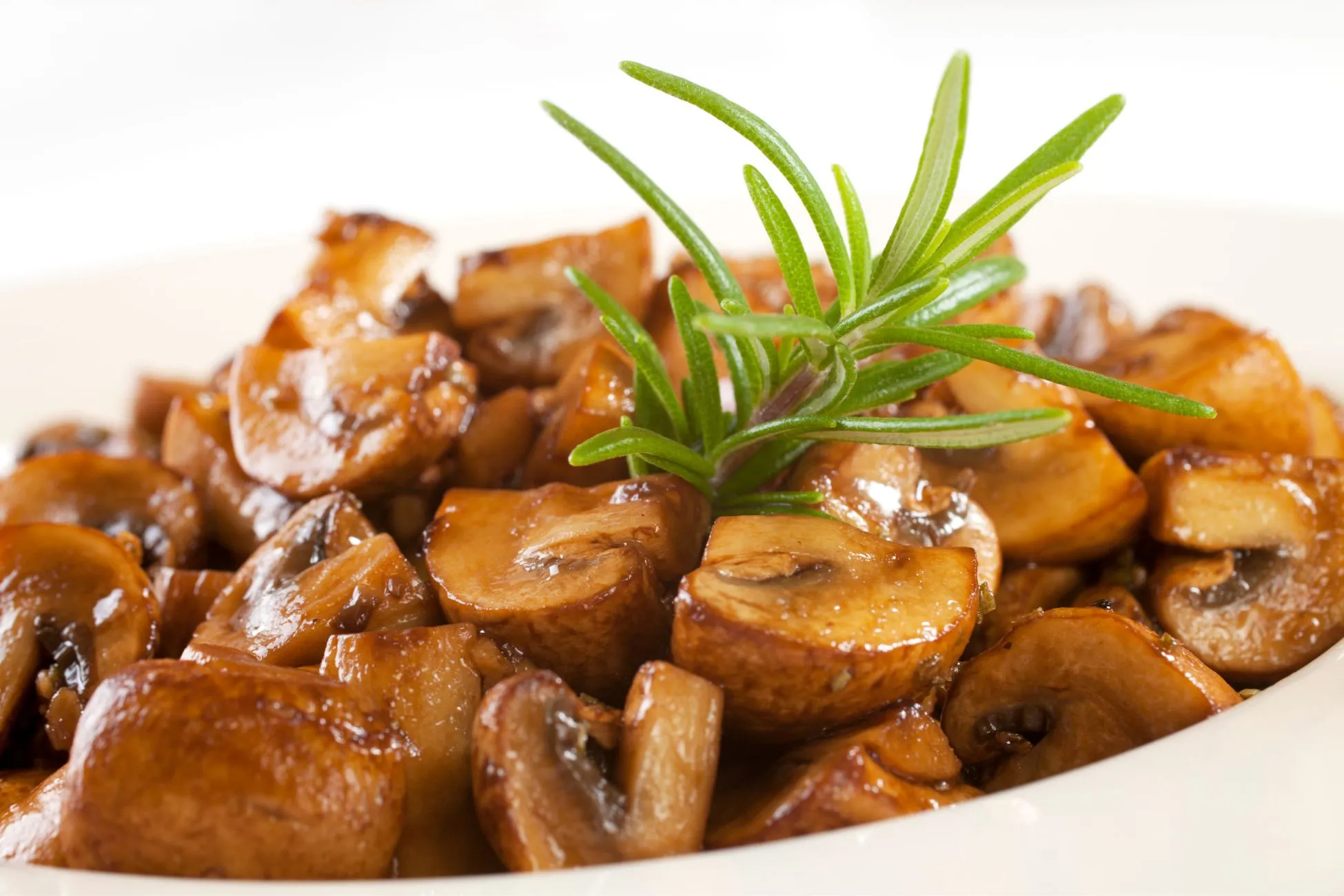 Herb and Garlic Marinated Mushrooms