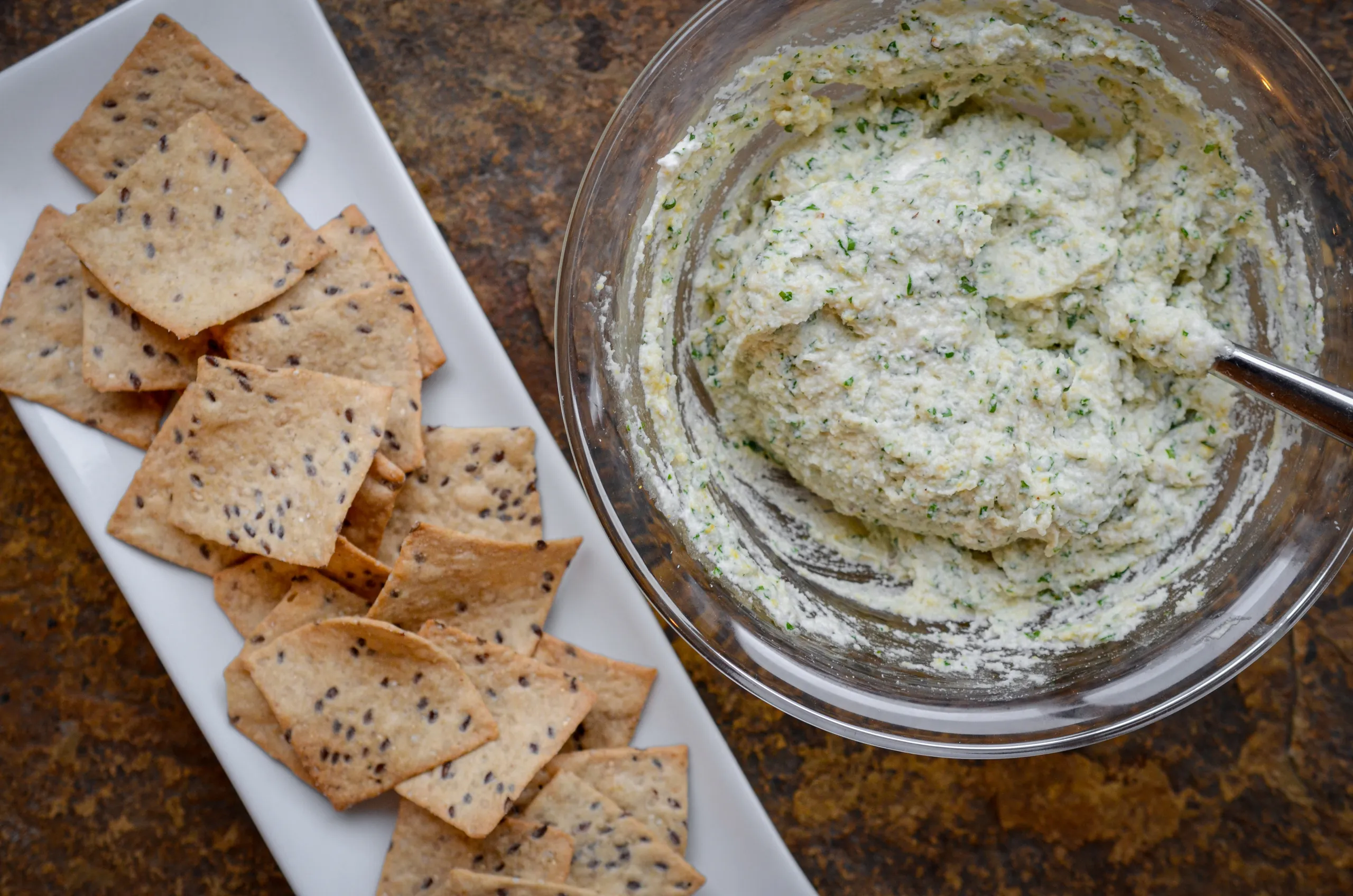 Herbed Cashew Cream Cheese