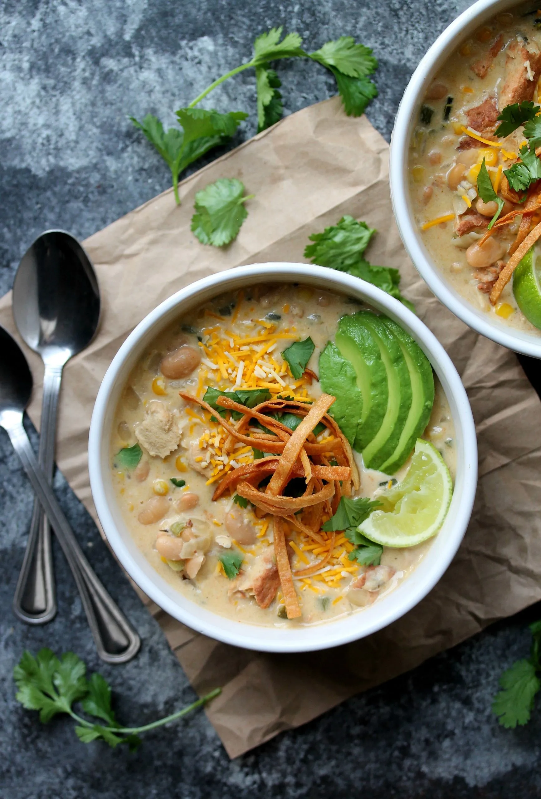 Herby Meatballs with Creamy Kale Orzo