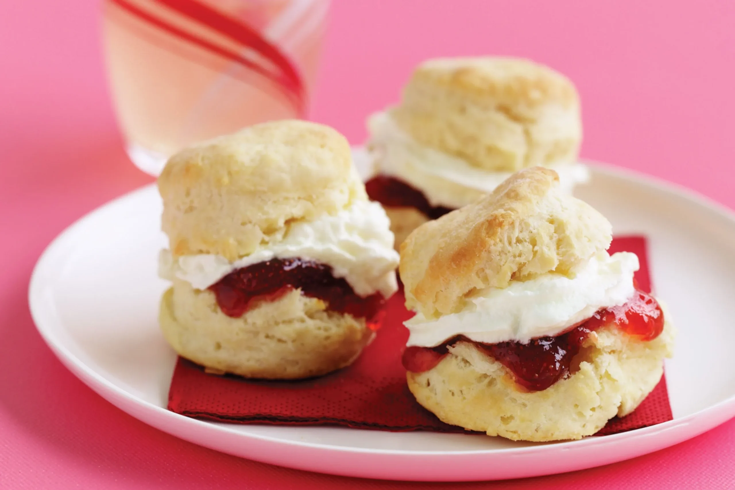 High Altitude Lemonade Scones with Lemon Cream