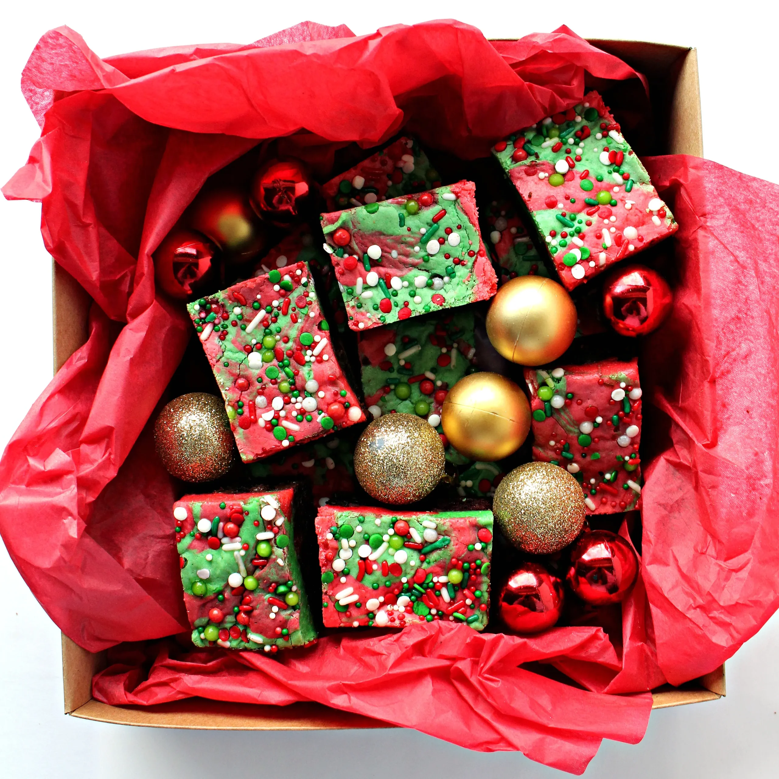 Holiday Baking Idea: White Chocolate Peppermint Bark Brownie Bars