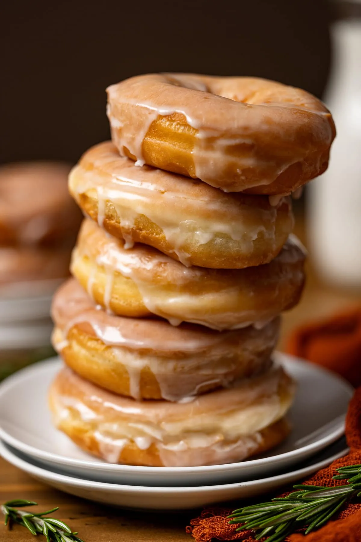 Homemade Classic Glazed Doughnuts