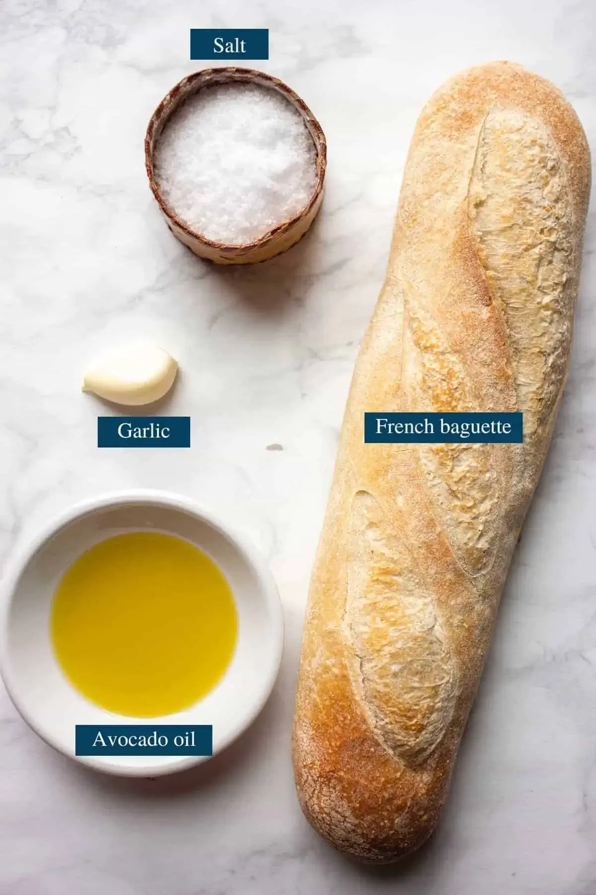 Homemade Oven Baked Garlic Croutons