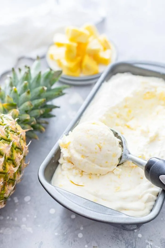 Homemade Pineapple Ice Cream Topping