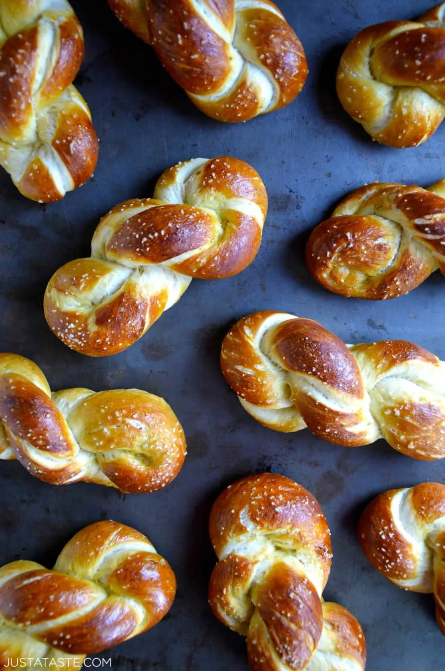 Homemade Soft Pretzel Twists