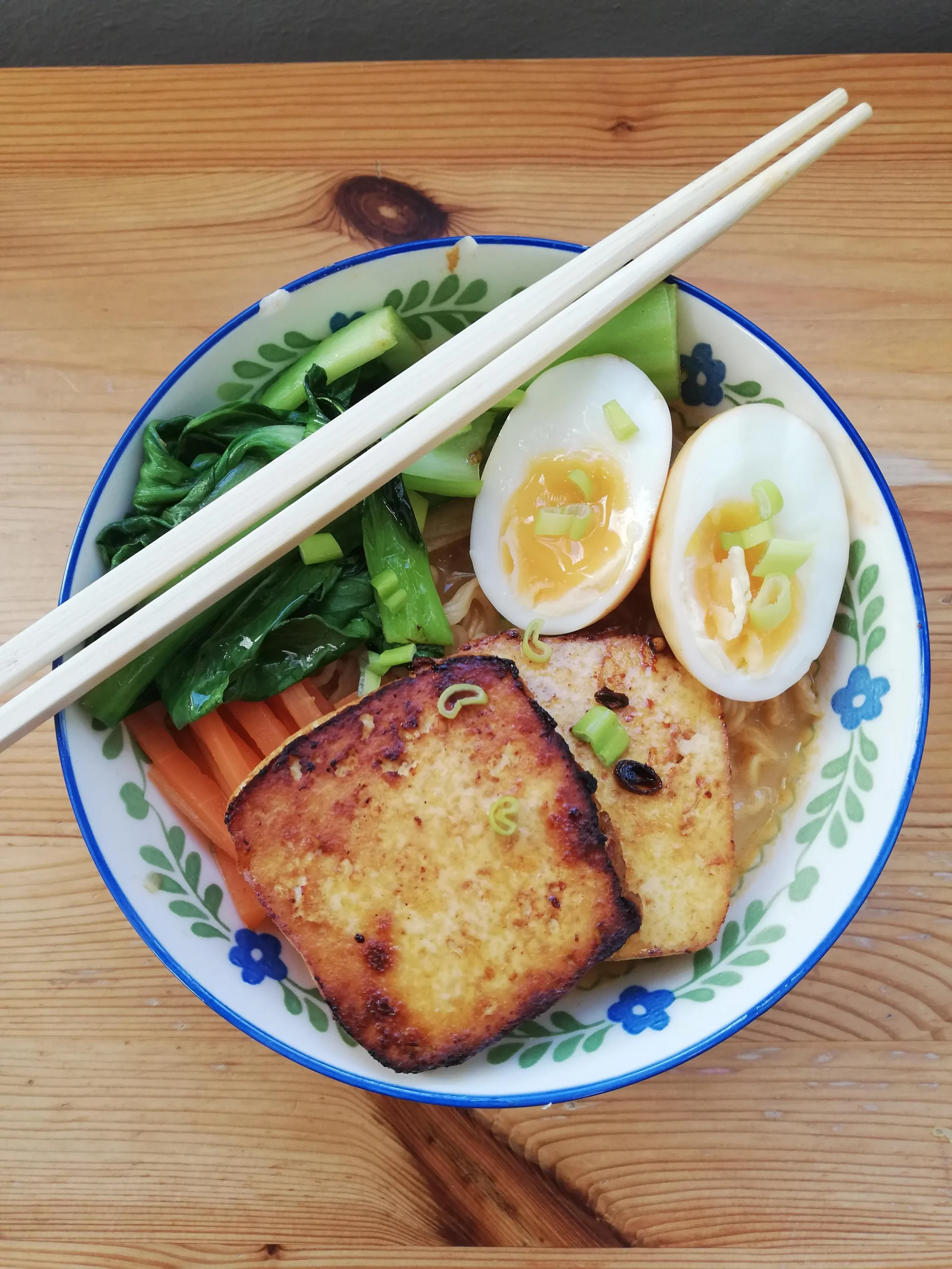 Homemade Spicy Ramen with Tofu