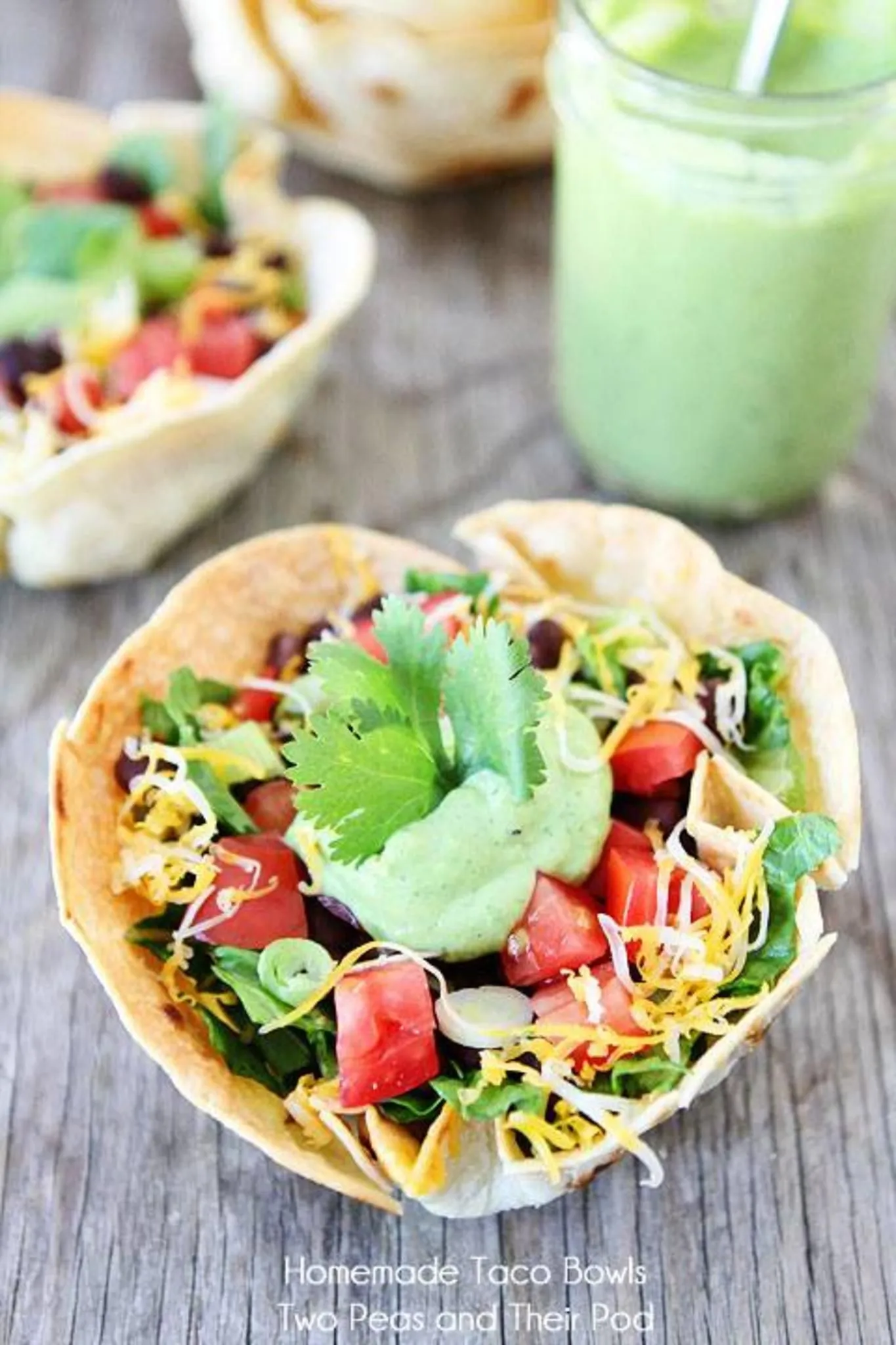 Homemade Taco Tortilla Bowls