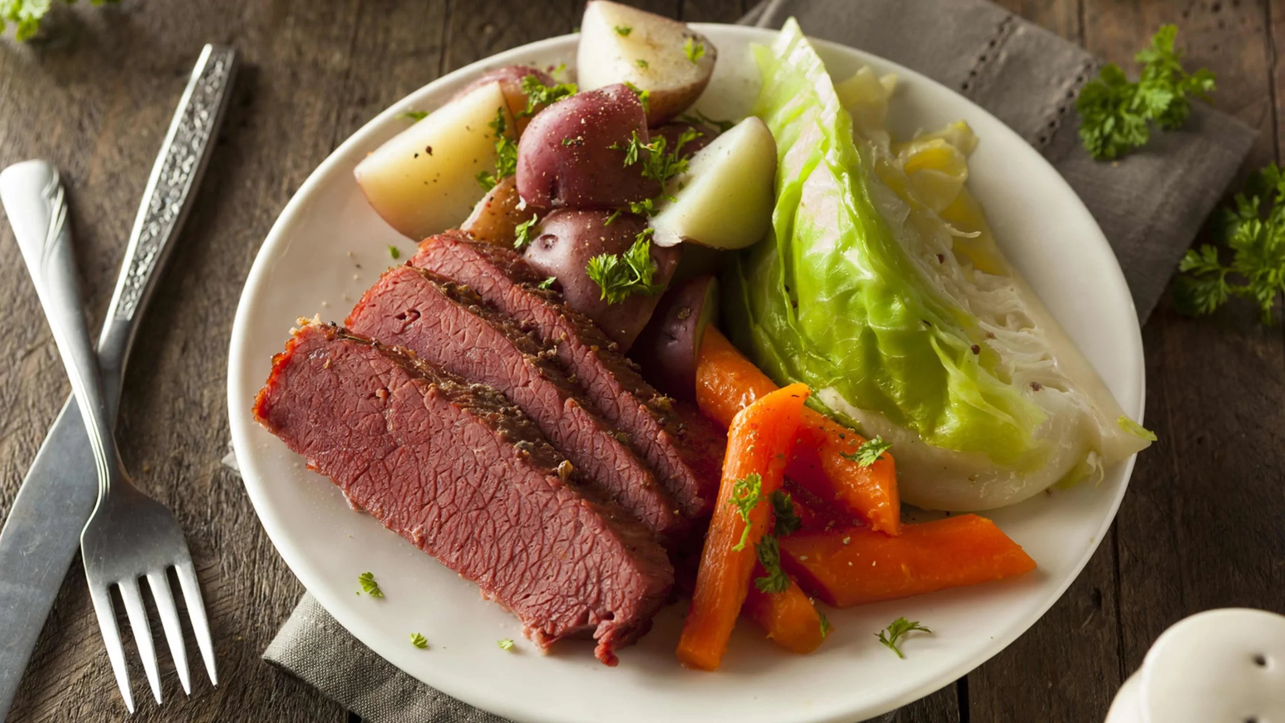 Homestyle Corned Beef and Cabbage