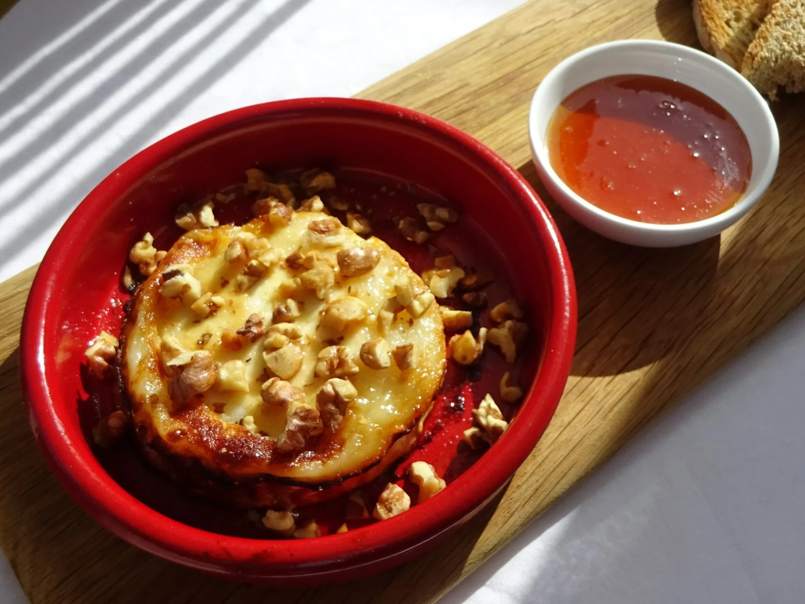 Honey Baked Goat Cheese