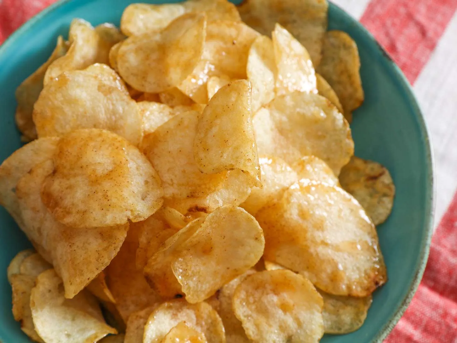 Honey Butter Potato Chip Tower with Crispy Salami